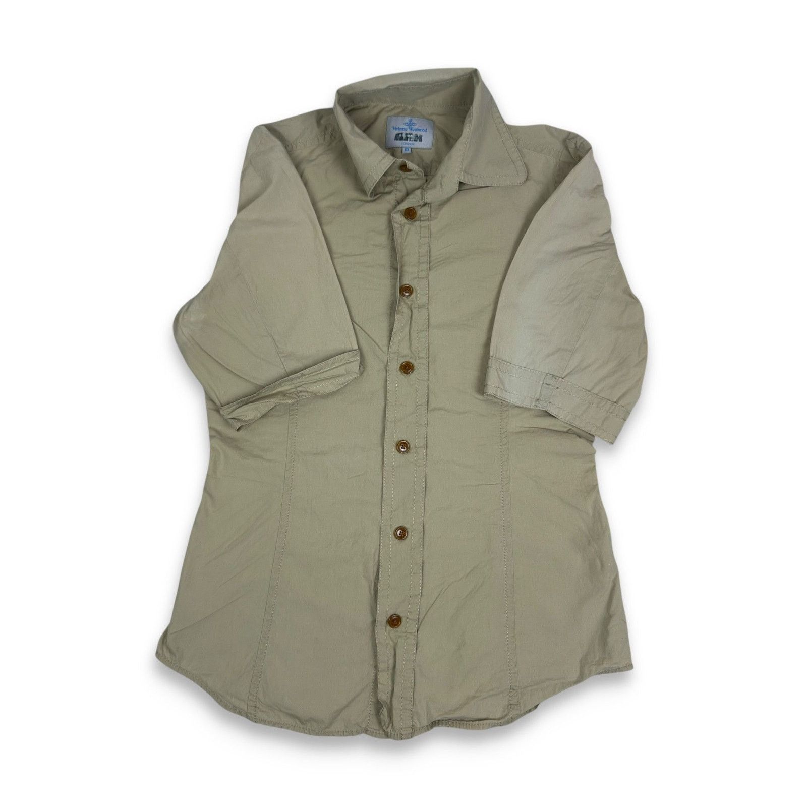 Vivienne Westwood Vivienne Westwood London Mens Collared Button-Up Shirt Size US M / EU 48-50 / 2 - 1 Thumbnail