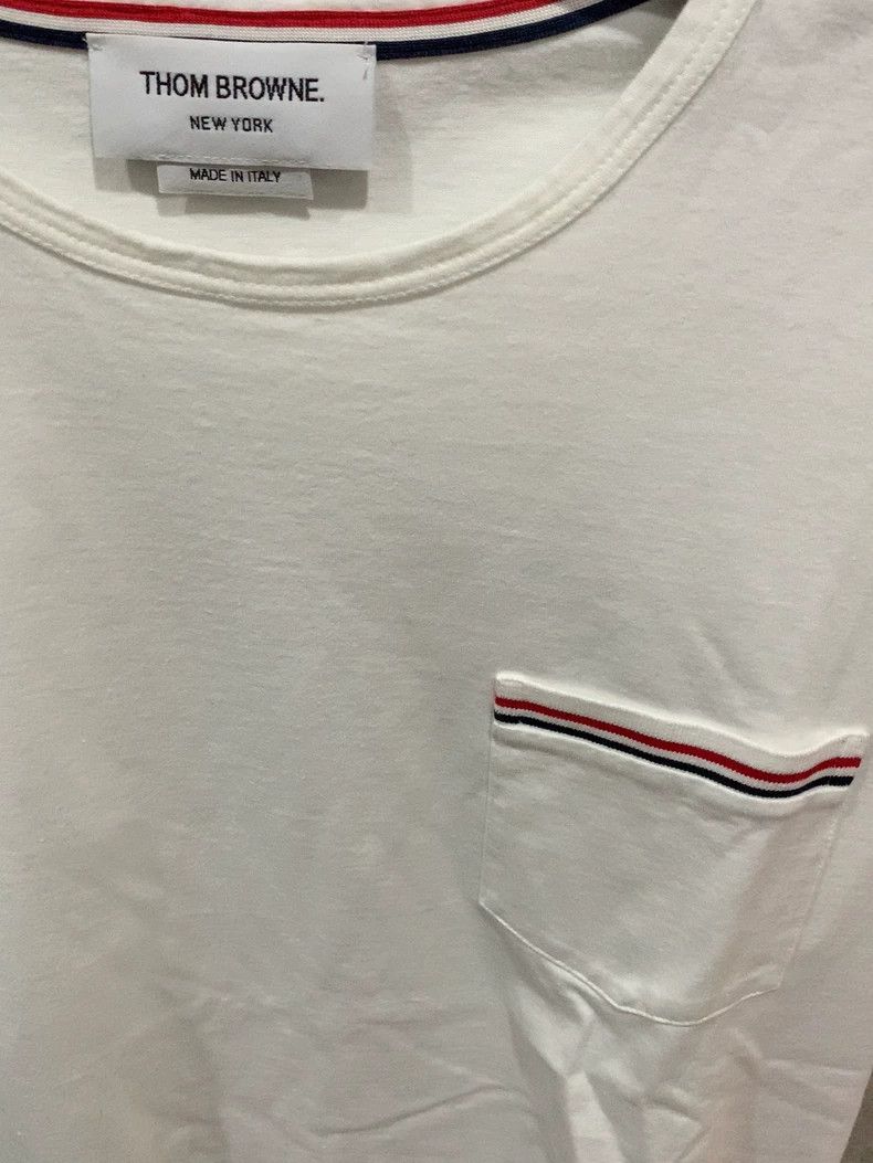 Thom Browne Thom Browne White pocketed short sleeves Size US S / EU 44-46 / 1 - 2 Thumbnail