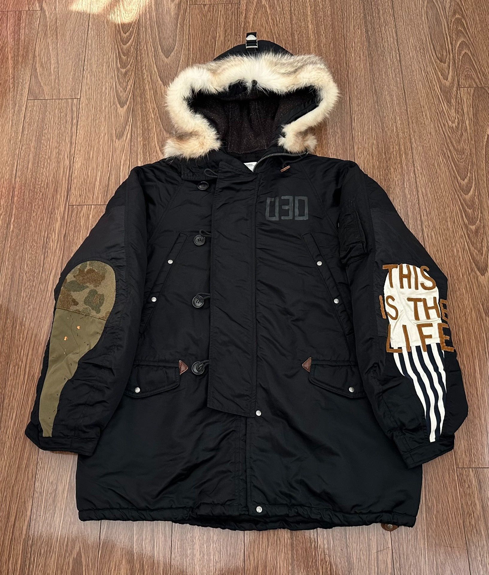 Visvim VISVIM VALDEZ COLLAGE 19AW Wolf Fur Jacket Size US M / EU 48-50 / 2 - 1 Thumbnail