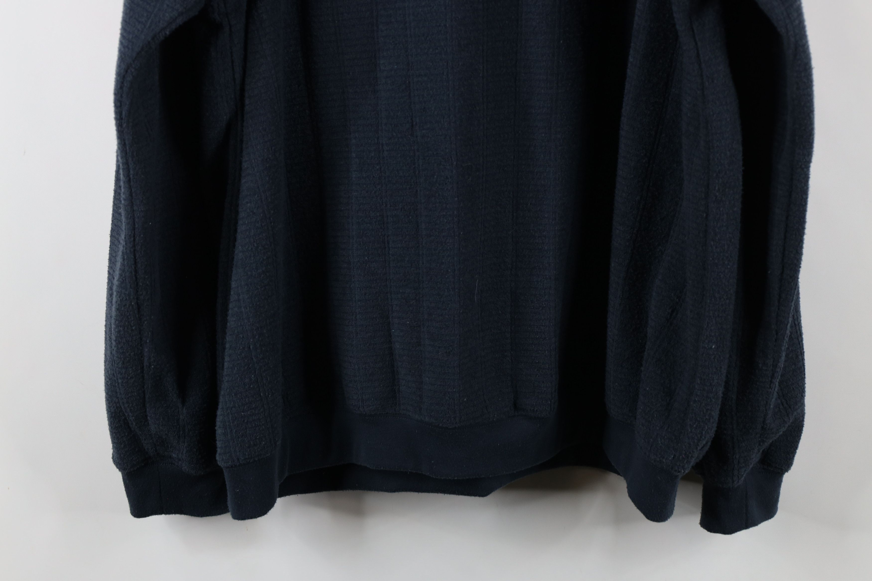 Vintage Vintage 90s Streetwear Collared Pullover Sweater Blue Size US XXL / EU 58 / 5 - 12 Thumbnail