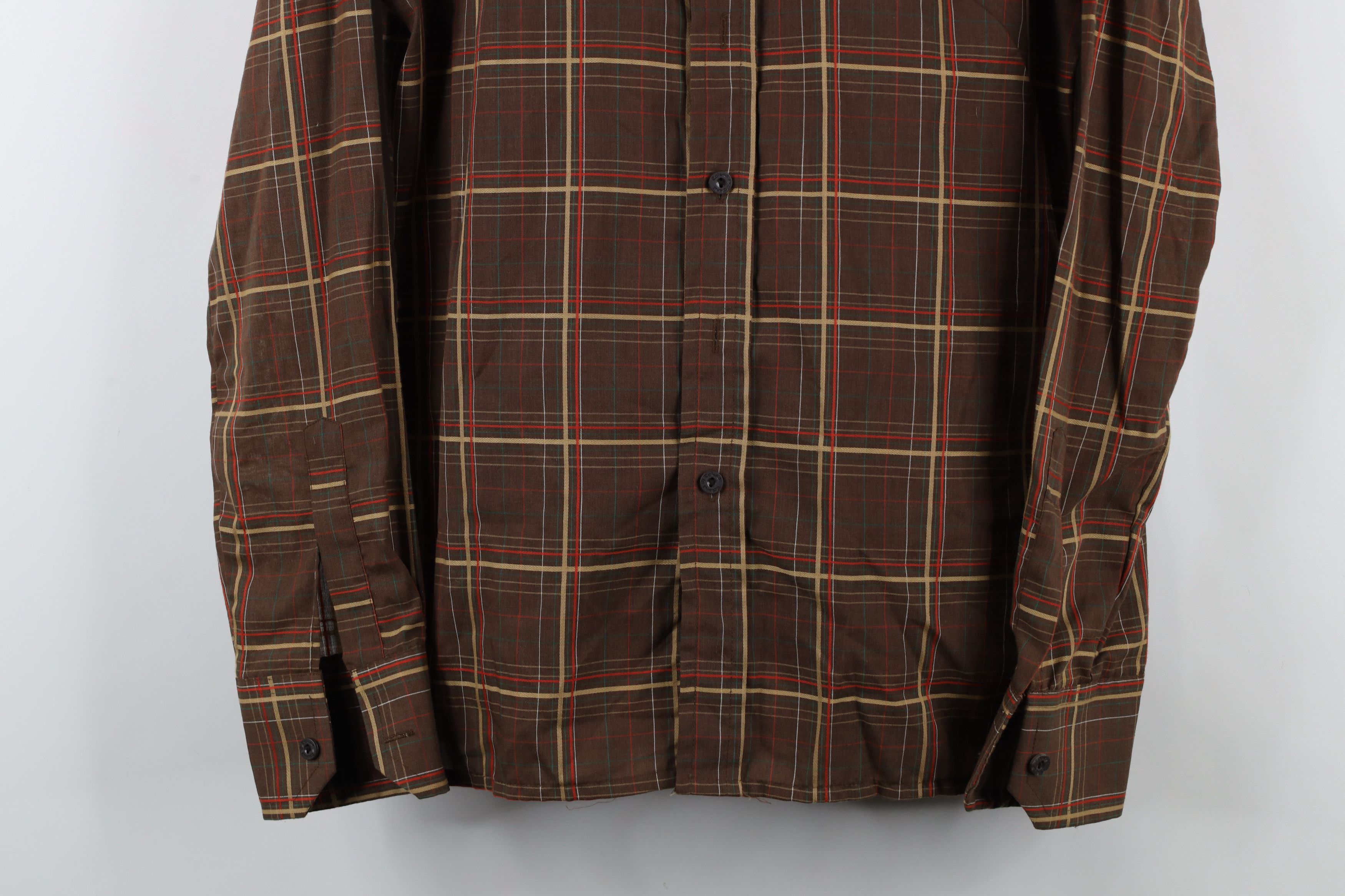 Vintage Vintage 60s 70s Streetwear Collared Button Shirt Plaid Size US S / EU 44-46 / 1 - 3 Thumbnail