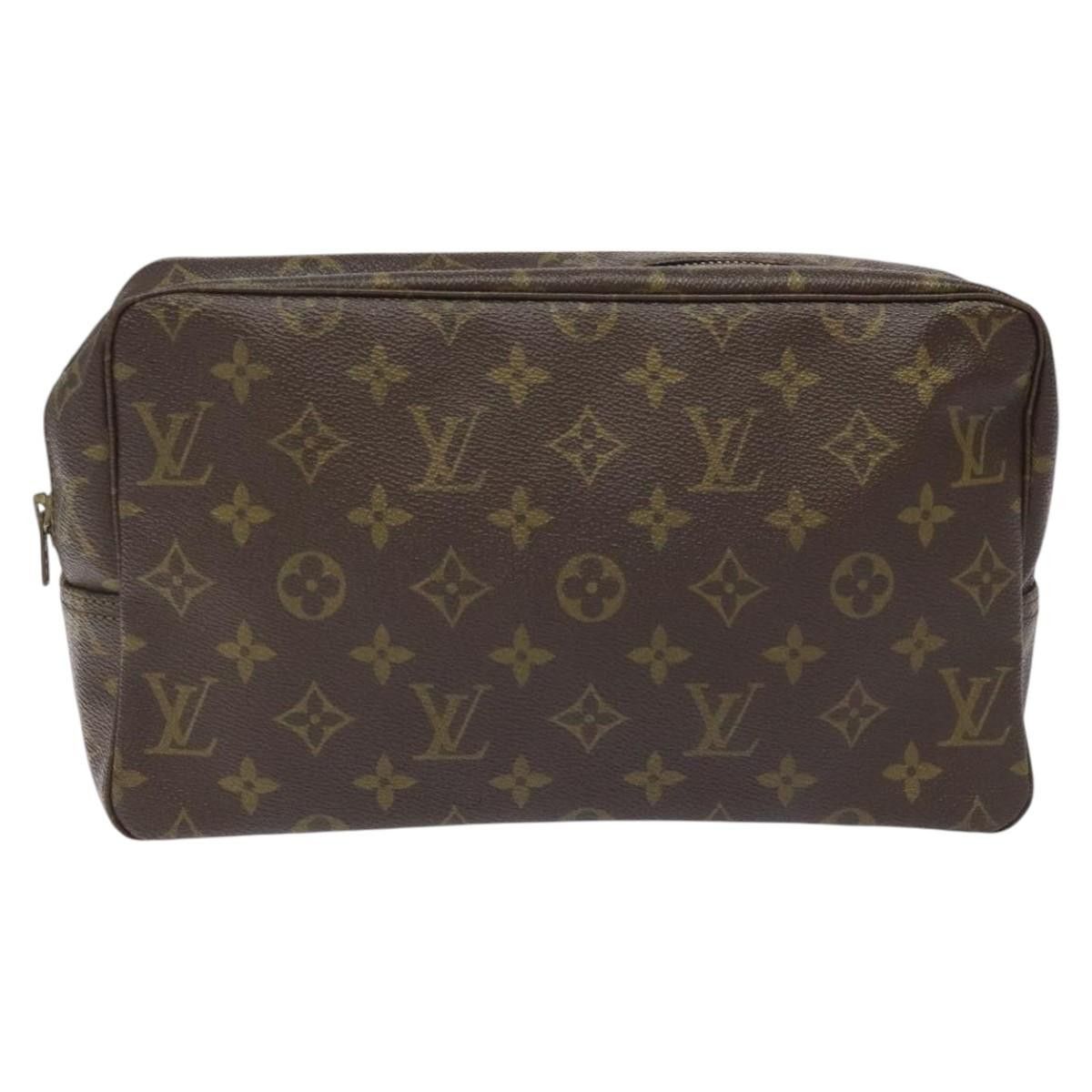 Louis Vuitton Trousse Toilette 28 Brown Canvas Clutch Bag (Pre-Owned) Size ONE SIZE - 1 Thumbnail