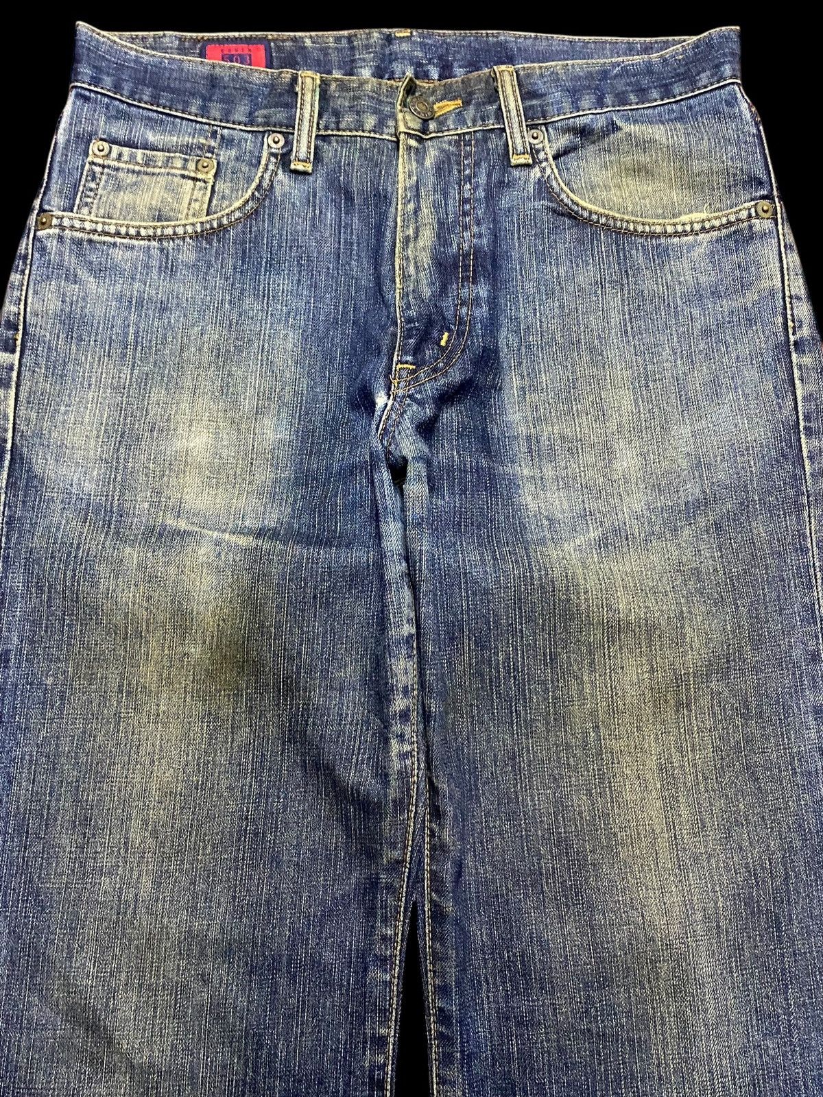 Edwin Japanese Brand Edwin Regular Mud Wash Distressed Jeans Size US 31 - 3 Thumbnail