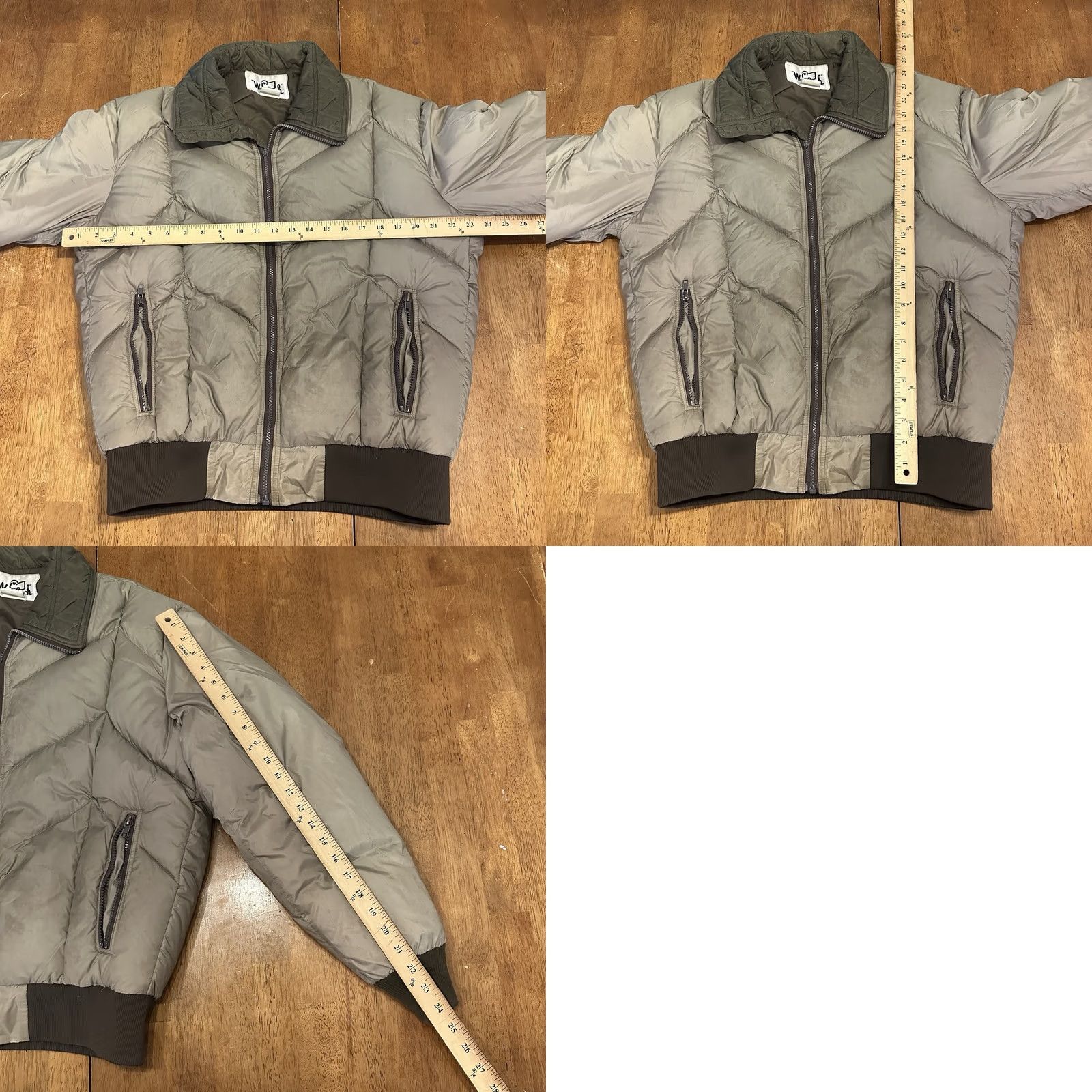 Vintage VINTAGE Woolrich Down Filled Puffer Jacket Coat Large L Gray Insulated Winter 80s Casual Workwear Outdoor Mens Size US L / EU 52-54 / 3 - 8 Thumbnail