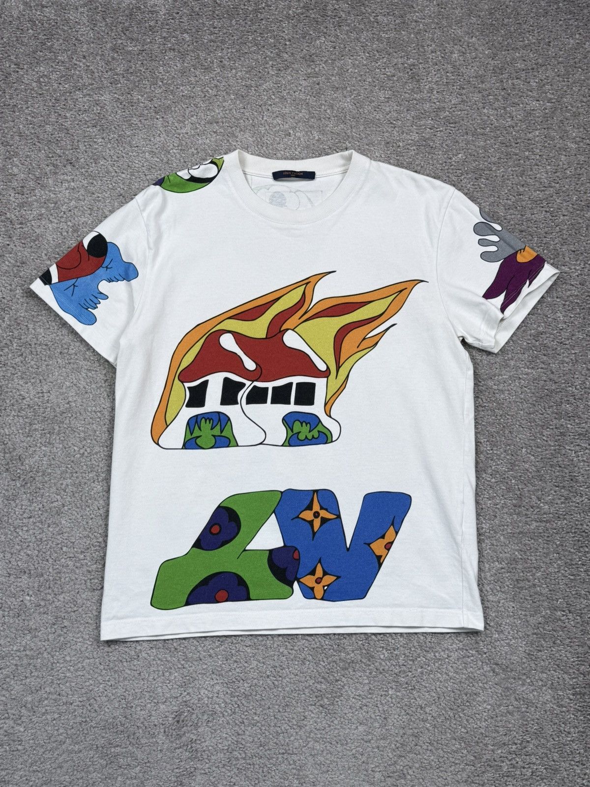 Louis Vuitton Louis Vuitton burning house t shirt Size US M / EU 48-50 / 2 - 1 Thumbnail