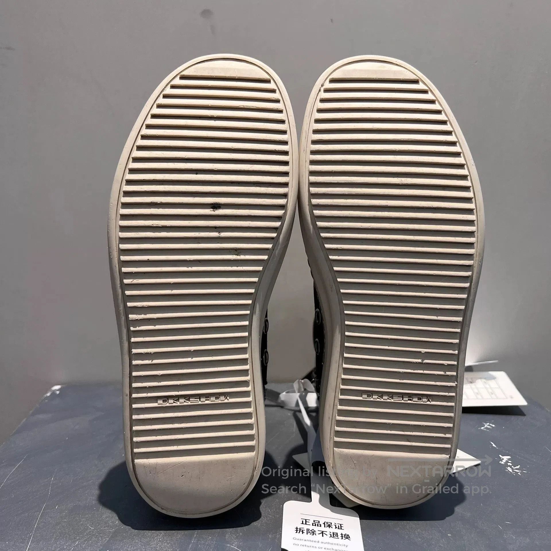 Rick Owens Drkshdw Rick Owens DRKSHDW Black and White Sneakers. Size US 10 / EU 43 - 4 Thumbnail