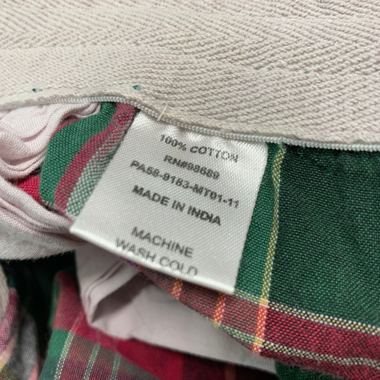 Todd Snyder TODD SNYDER Size XL Green Red Plaid Cotton Set Size US XL / EU 56 / 4 - 9 Thumbnail