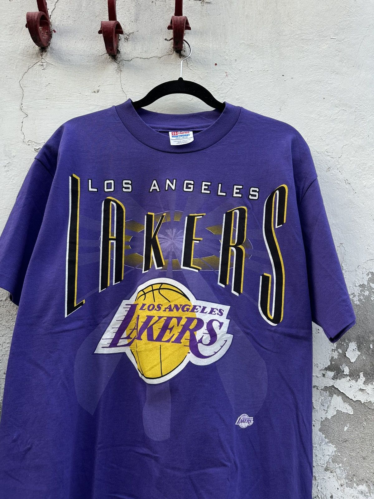 Vintage Vintage Lakers Tee shirt Size US L / EU 52-54 / 3 - 1 Thumbnail