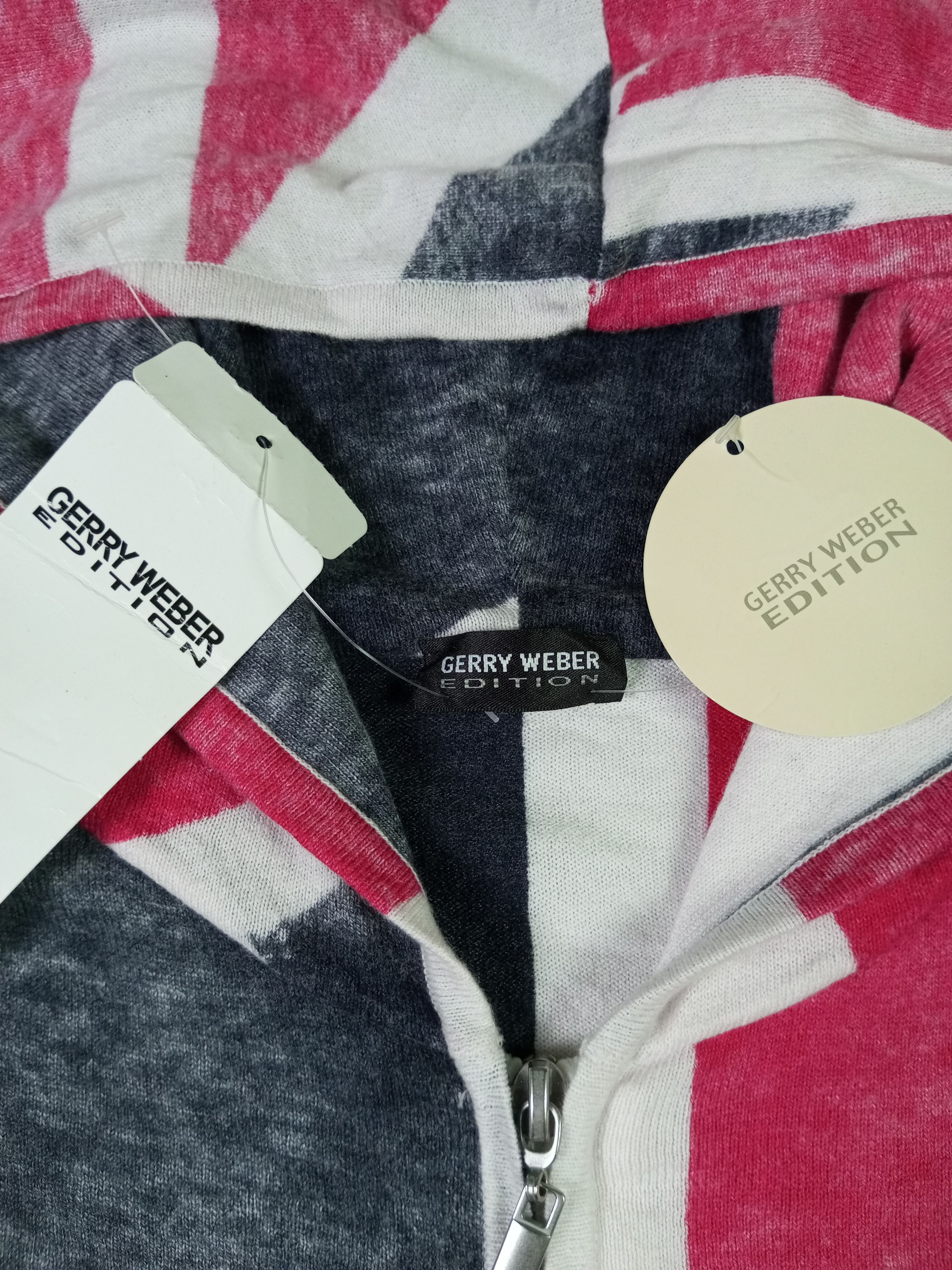 If Six Was Nine × Japanese Brand Gerry Weber Light Hoodie Union Jack All Over Print Size US L / EU 52-54 / 3 - 9 Thumbnail