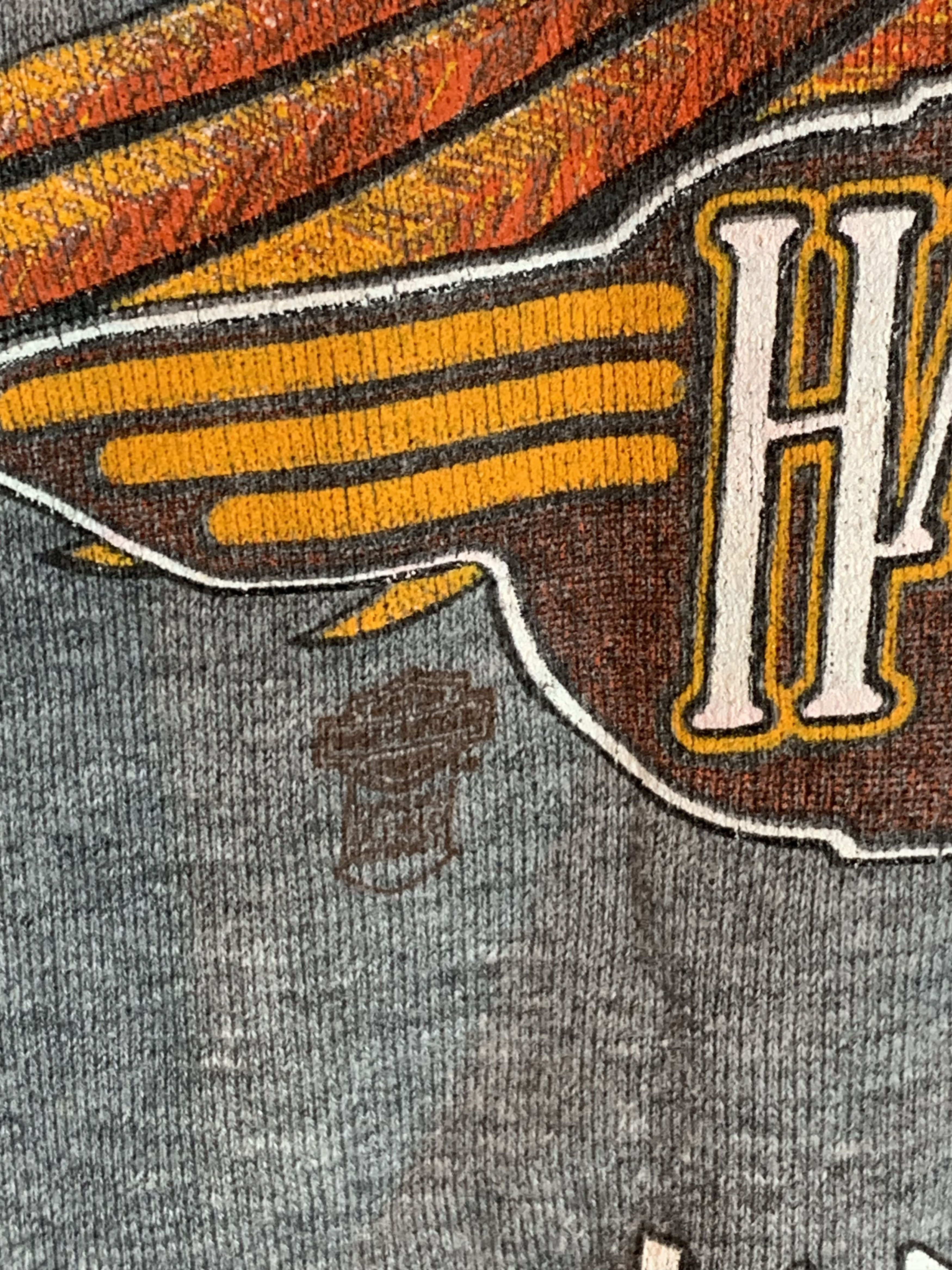 Harley Davidson *RARE* Vintage 70’s Harley Davidson Legend Takes Wing Hoodie Size US L / EU 52-54 / 3 - 9 Thumbnail