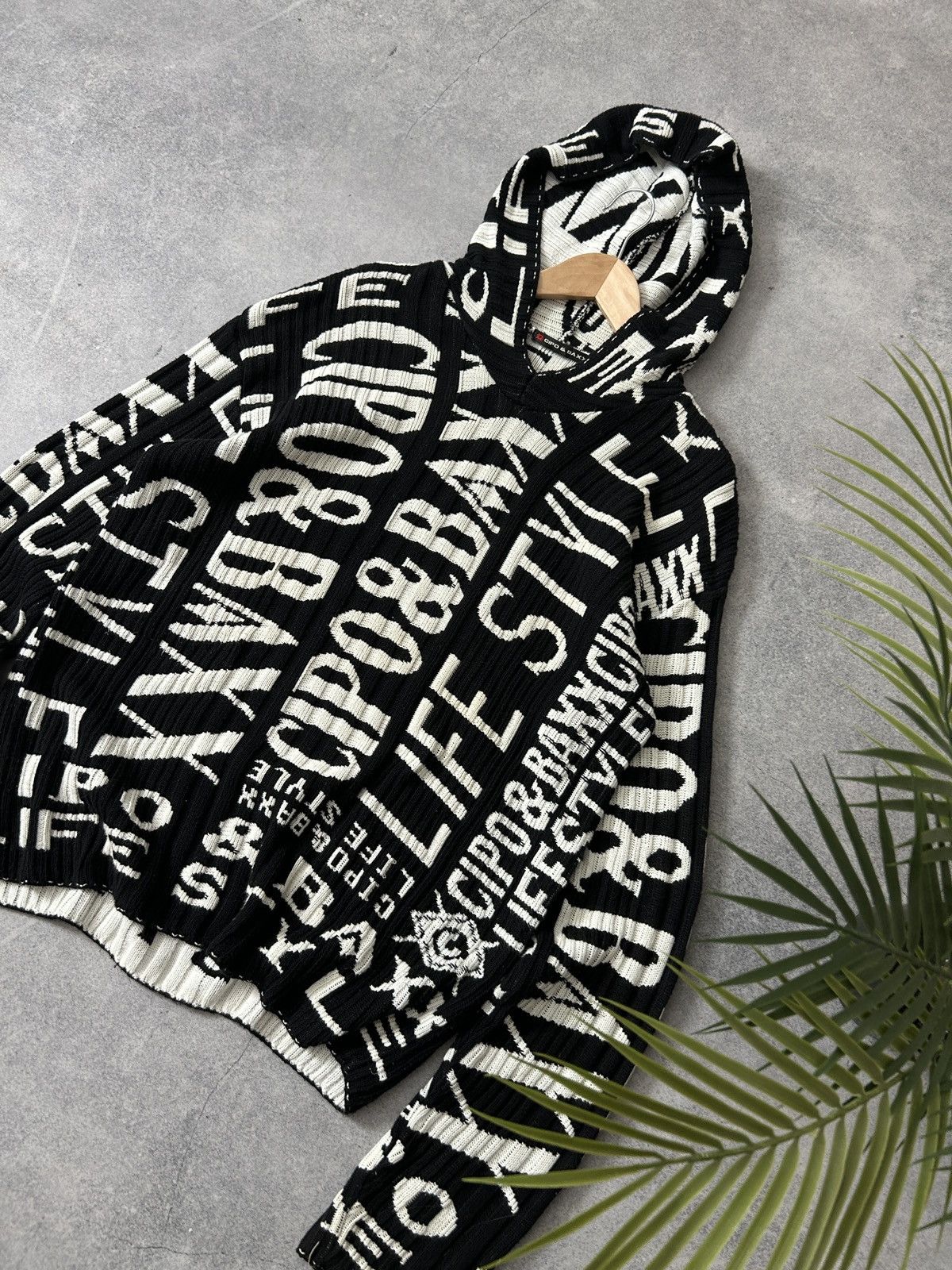 Japanese Brand Vintage Cipo&Baxx Y2k Knit-wear hoodies mens Size US L / EU 52-54 / 3 - 2 Thumbnail