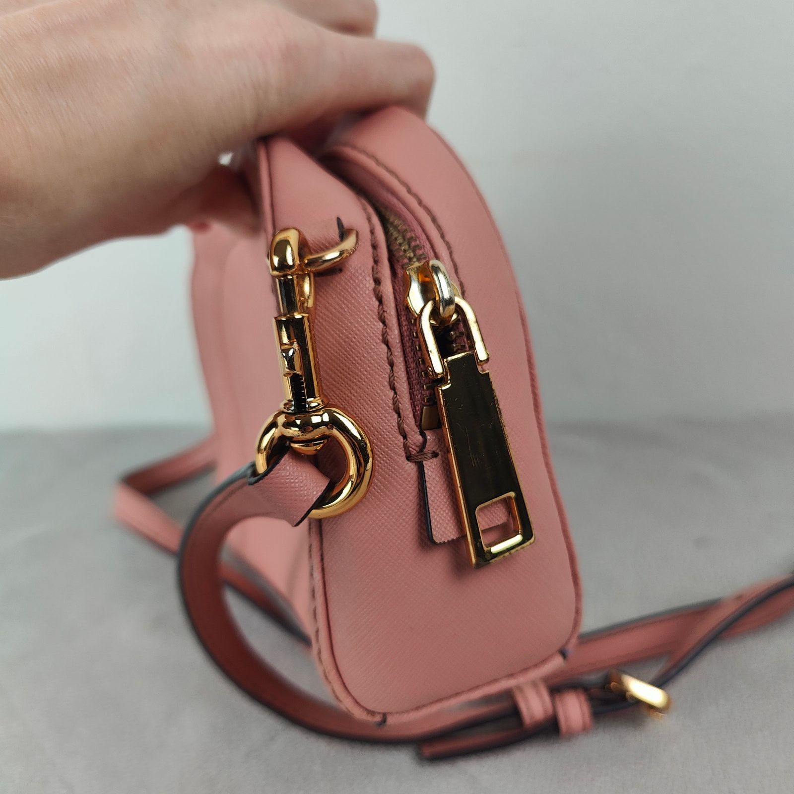 Marc Jacobs Marc Jacobs Playback Crossbody Bag Saffiano Leather Blush Size ONE SIZE - 5 Thumbnail