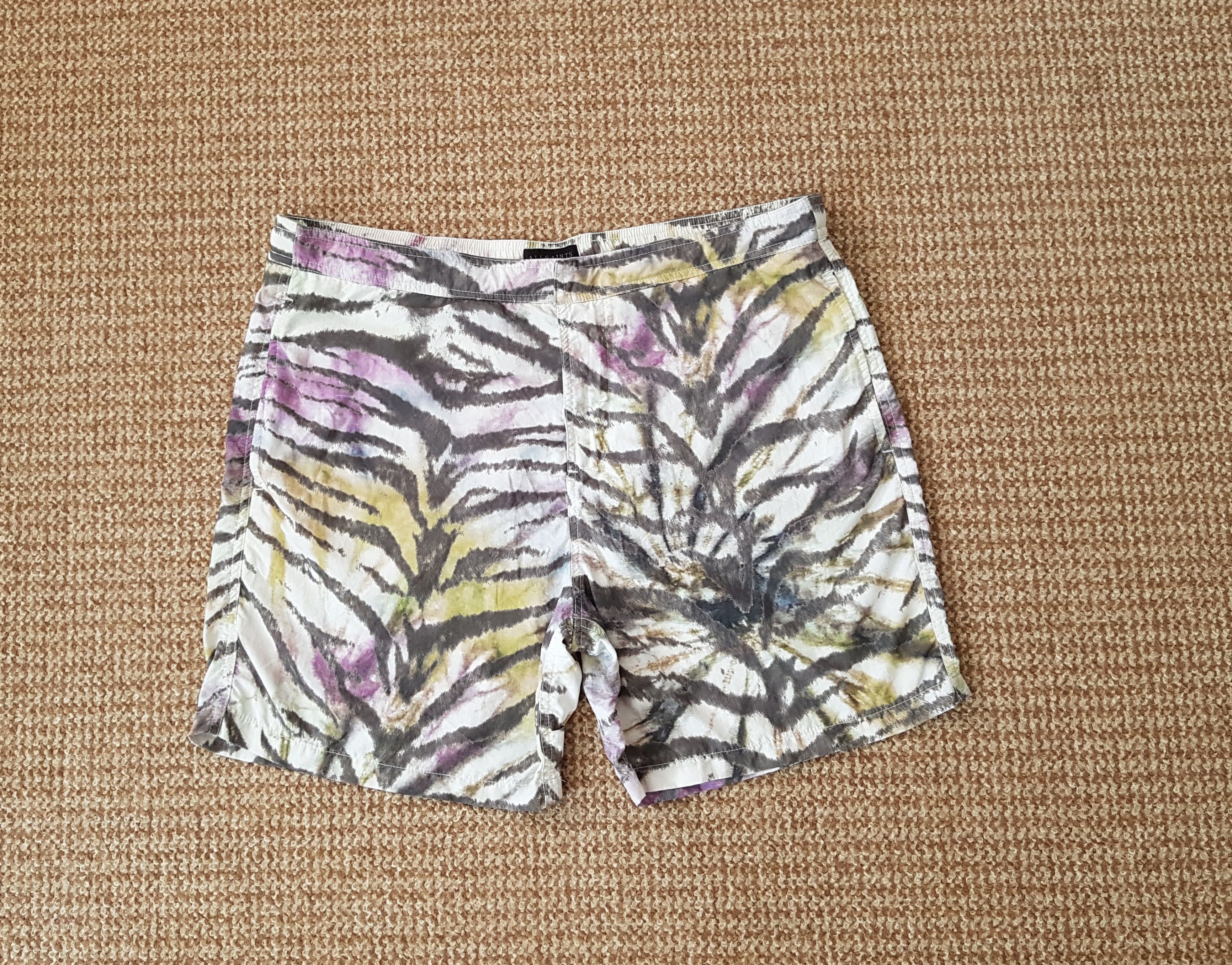 Allsaints Allsaints Tiger Tie Dye Swim Shorts sz L Size US 34 / EU 50 - 1 Thumbnail
