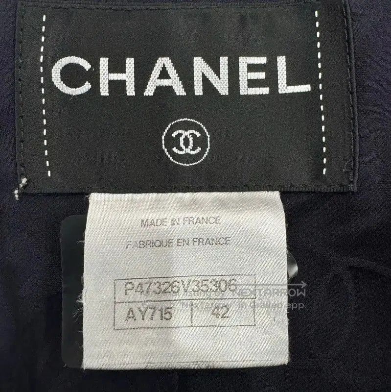 Chanel Chanel Deep Blue Silk Women's Shirt . Size XL / US 12-14 / IT 48-50 - 6 Thumbnail