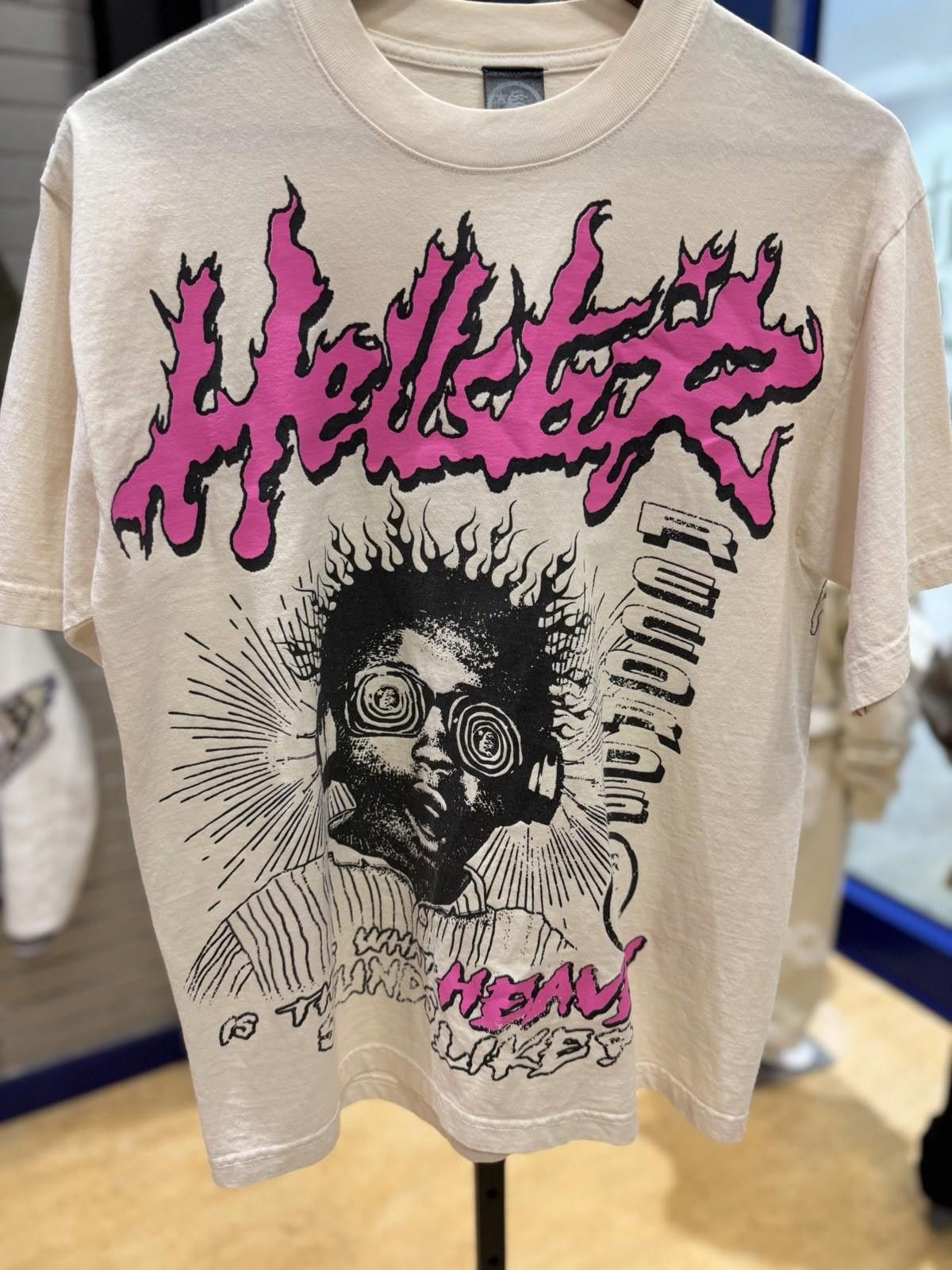 HELLSTAR Hellstar Men's Pink White T-Shirt Size (Small) Authentic Size US S / EU 44-46 / 1 - 6 Thumbnail