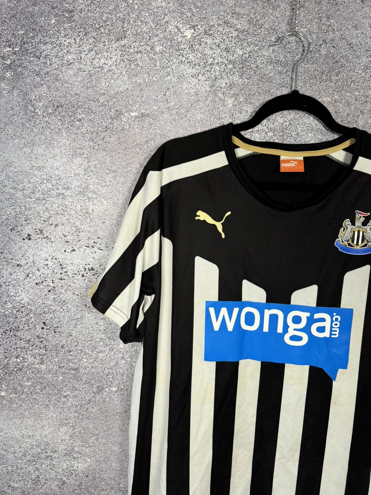 Puma × Vintage Newcastle United 2014/15 Puma soccer Jersey Large Size US L / EU 52-54 / 3 - 3 Thumbnail