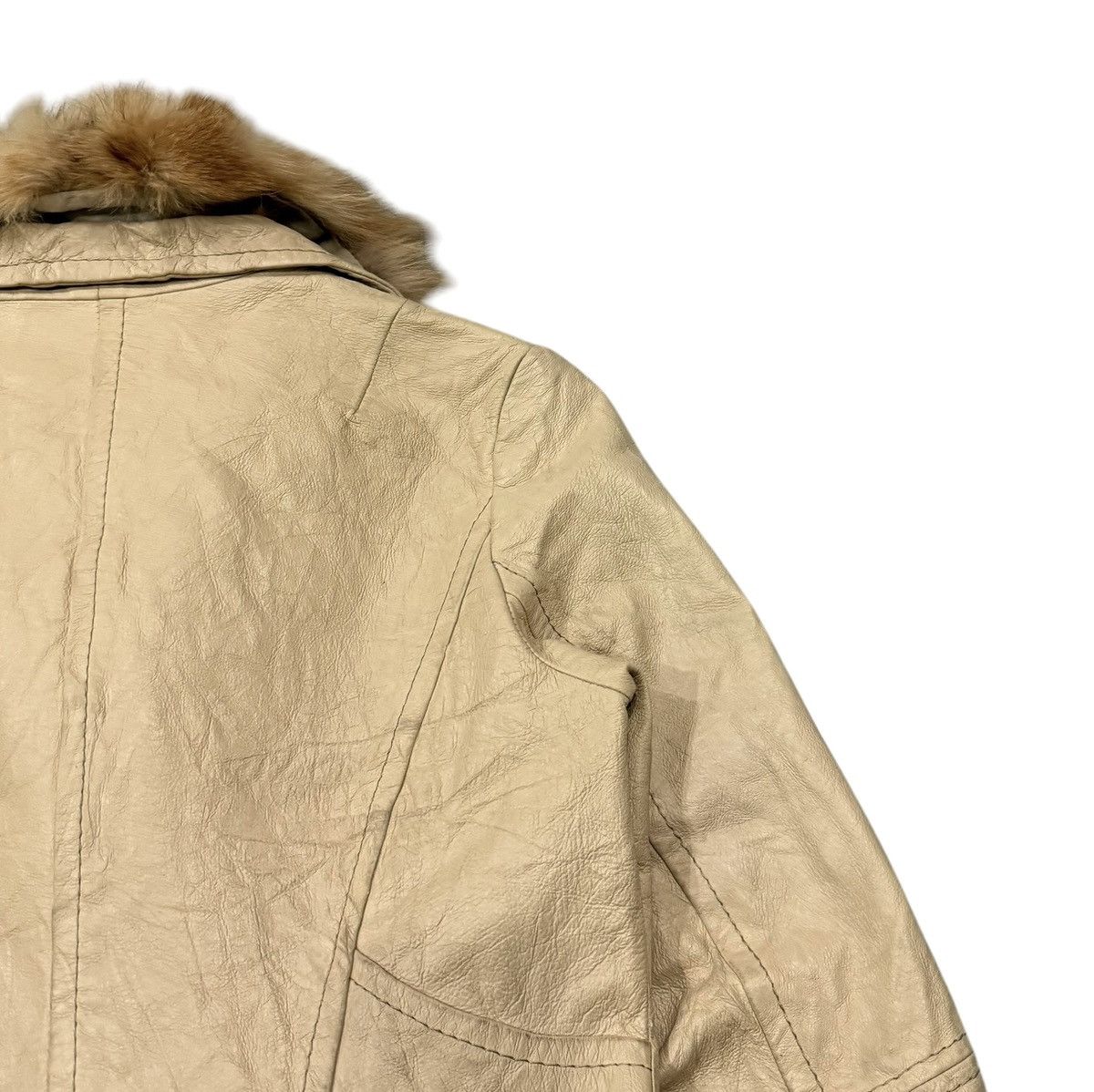 Vintage Forever Love Pigskin Fur Leather Jacket