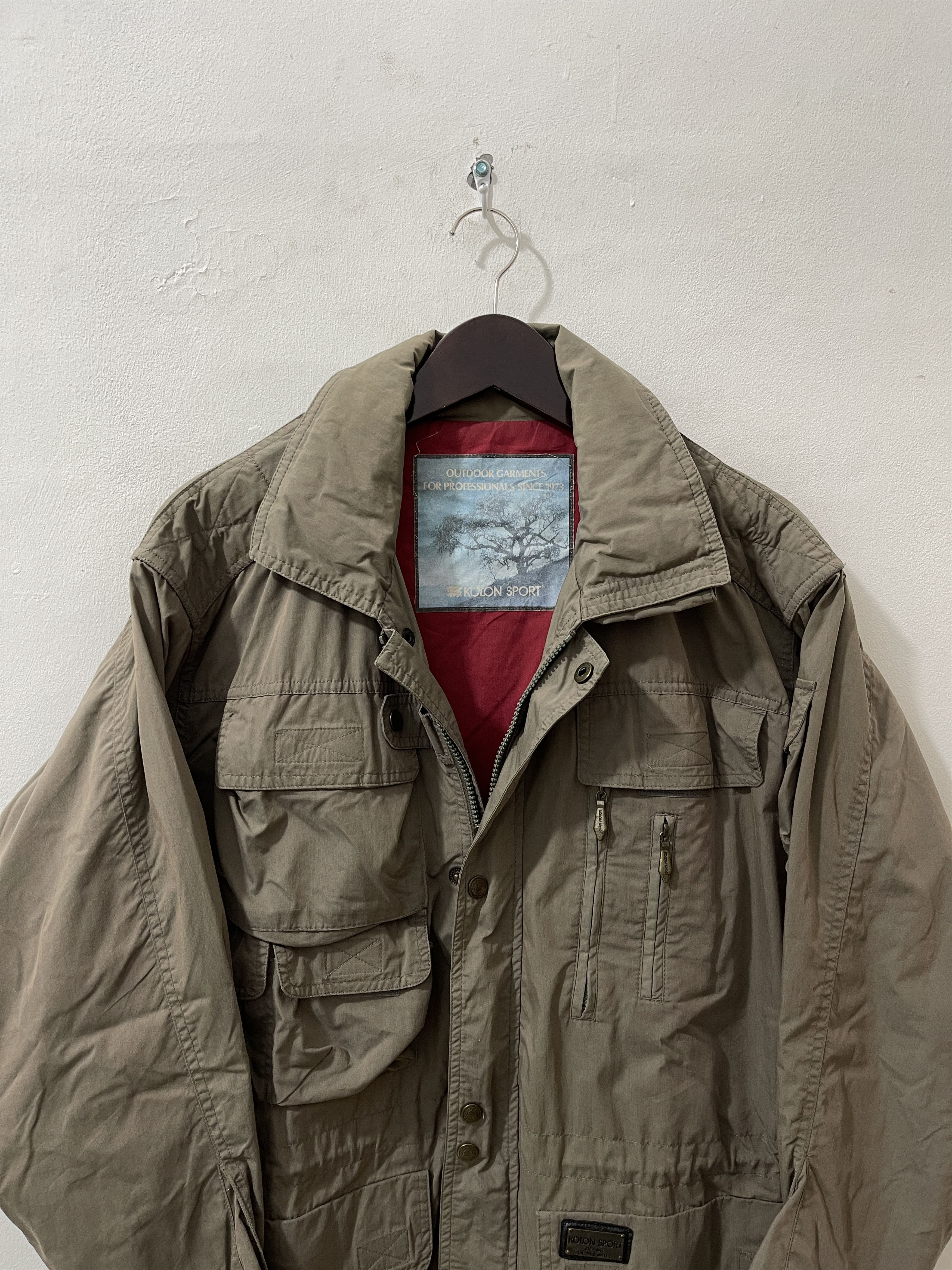 Vintage Vintage Kolon Sports Military Utility Survival Jacket Size US L / EU 52-54 / 3 - 4 Thumbnail