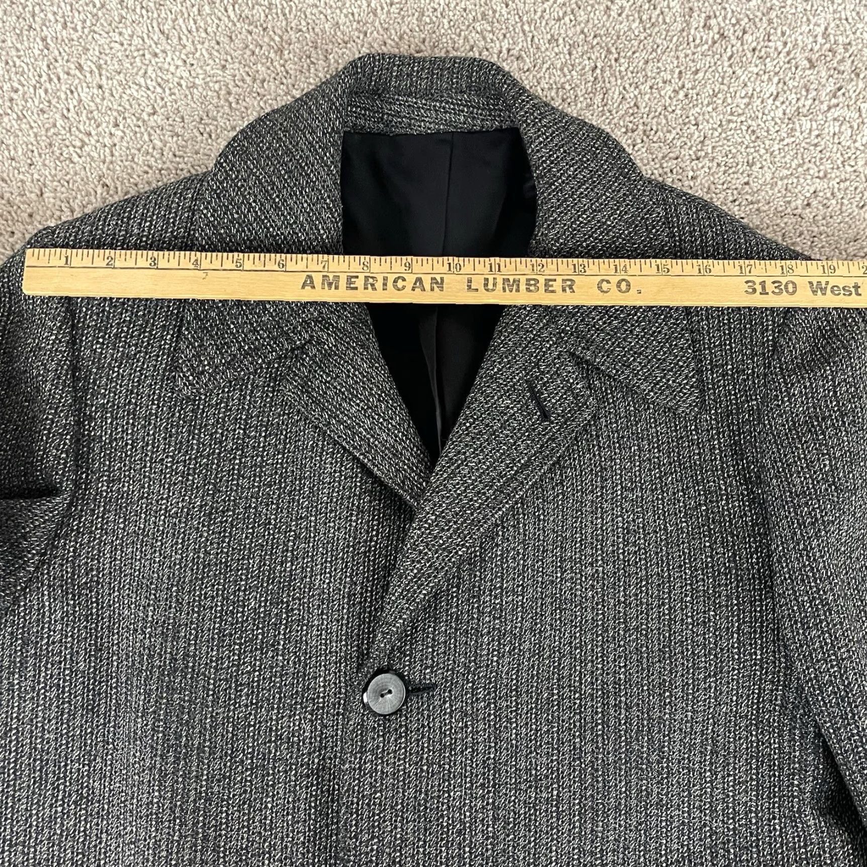 Vintage VINTAGE The Storrs-Schaefer Co. Overcoat Topcoat Coat Wool Grey Large Men’s Regular 1960s Union Button Pockets Notched Lapels Shoes? Size US M / EU 48-50 / 2 - 5 Thumbnail