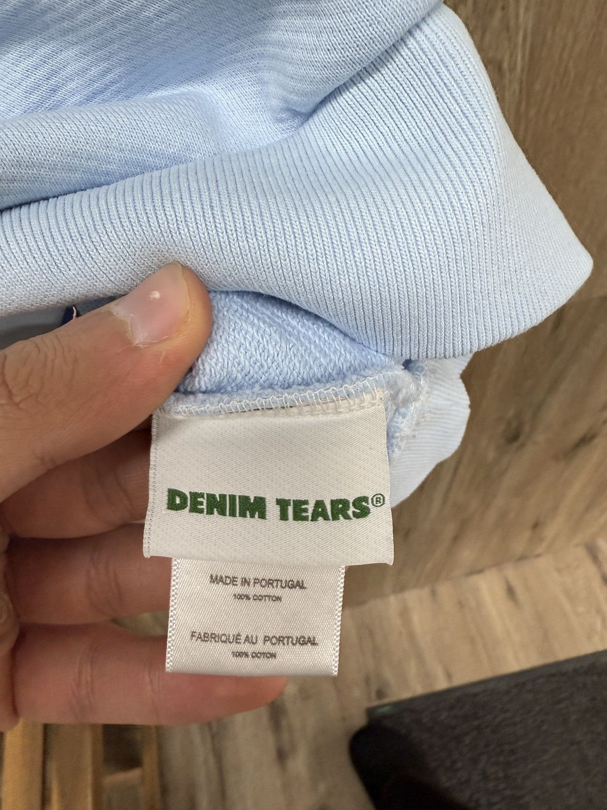 DENIM TEARS Denim Tear Baby Blue Flower Paris Exclusive Size US M / EU 48-50 / 2 - 5 Thumbnail
