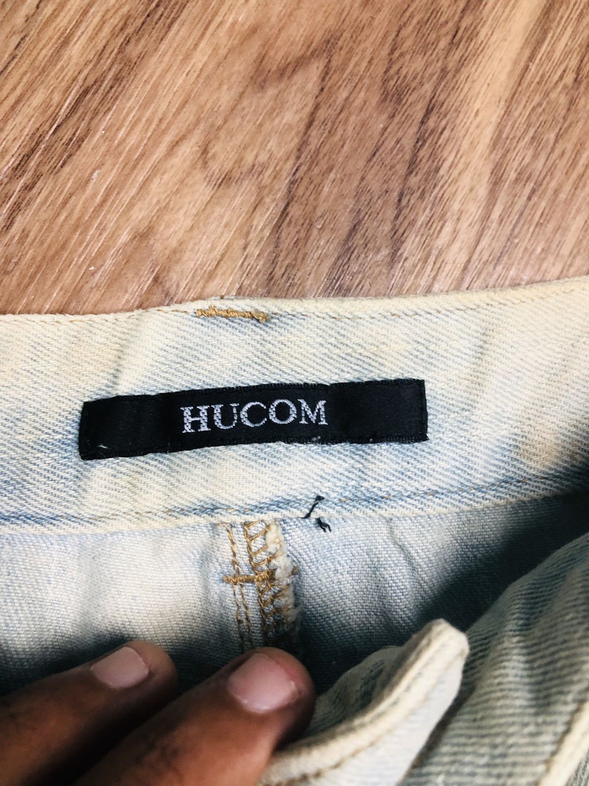 Other HUCOM Vintage Y2K Military Patchwork Jeans (37) Size 35" - 13 Thumbnail