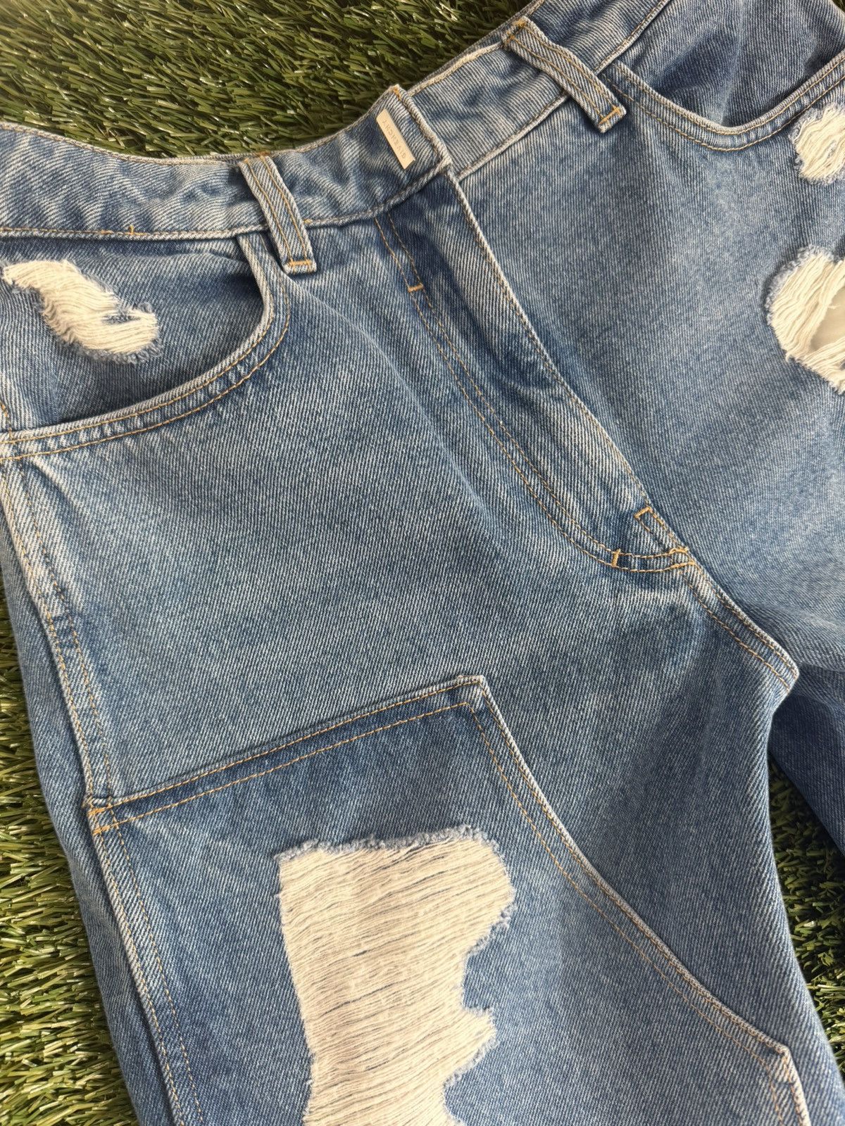 Givenchy Givenchy Distressed Panel Jeans Size 29" - 2 Thumbnail