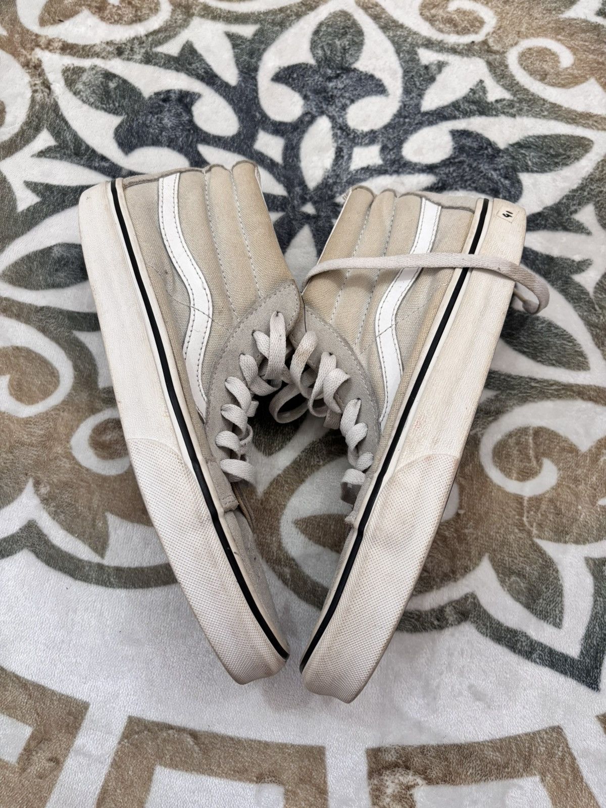Vans Vans Sk8 Mid Grey Size US 8.5 / EU 41-42 - 2 Thumbnail