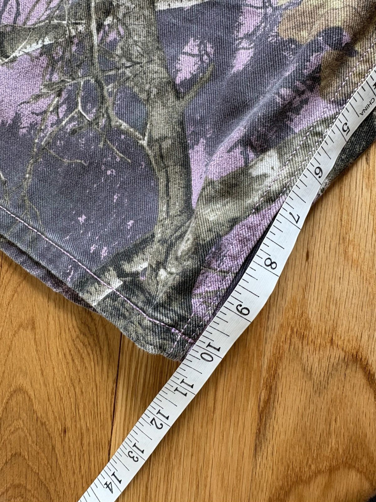 Huf HUF x Realtree Cromer Y2K Camo Denim Jorts Shorts Lilac 36 Size US 36 / EU 52 - 14 Thumbnail