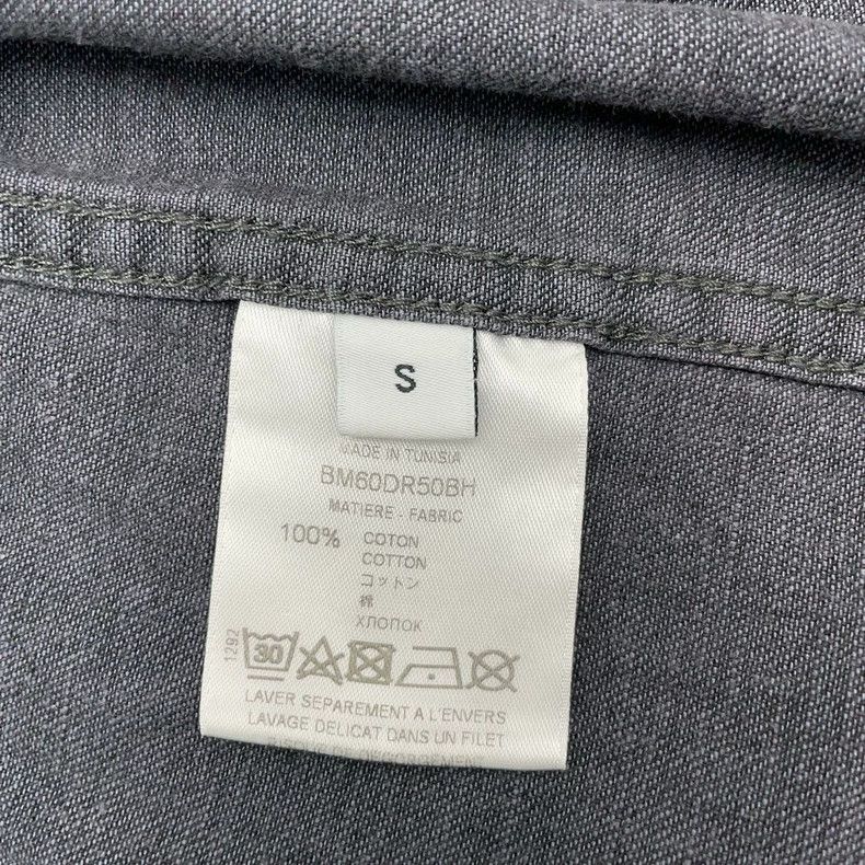 Givenchy Givenchy Chest Destroyed Logo Grey Denim Shirt Jacket 2506- Size US S / EU 44-46 / 1 - 6 Thumbnail