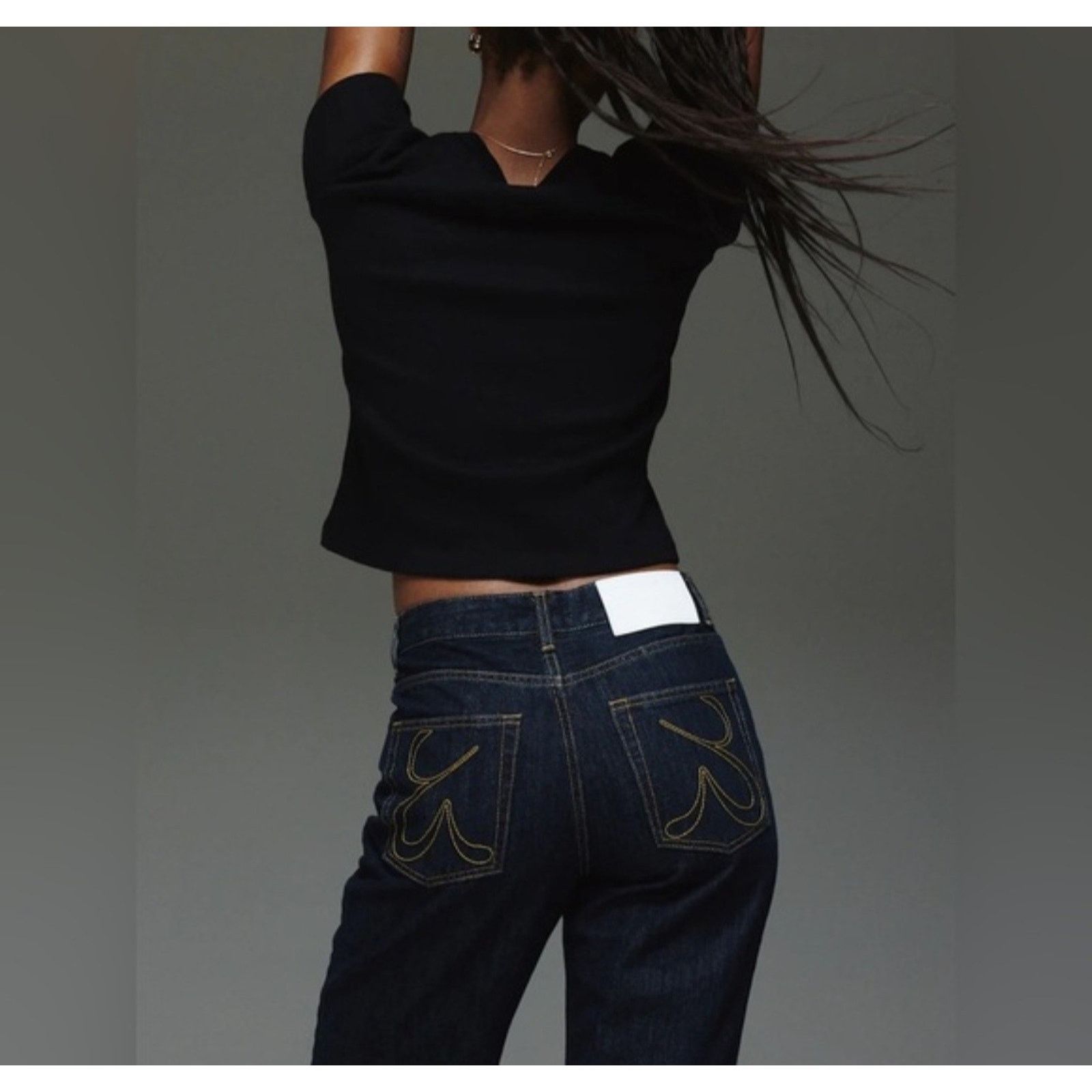 Other Glowny Women's 93 Mid-Rise Loose Leg Jeans Size M Size 30" / US 8 / IT 44 - 3 Thumbnail
