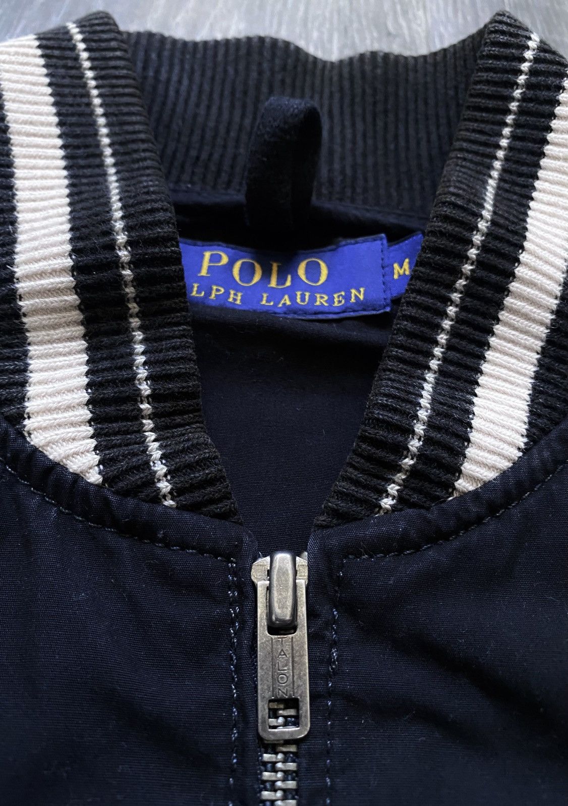 Polo Ralph Lauren Polo Ralph Lauren RL Brooklyn 67 Black Bomber College Jacket Size US M / EU 48-50 / 2 - 18 Thumbnail