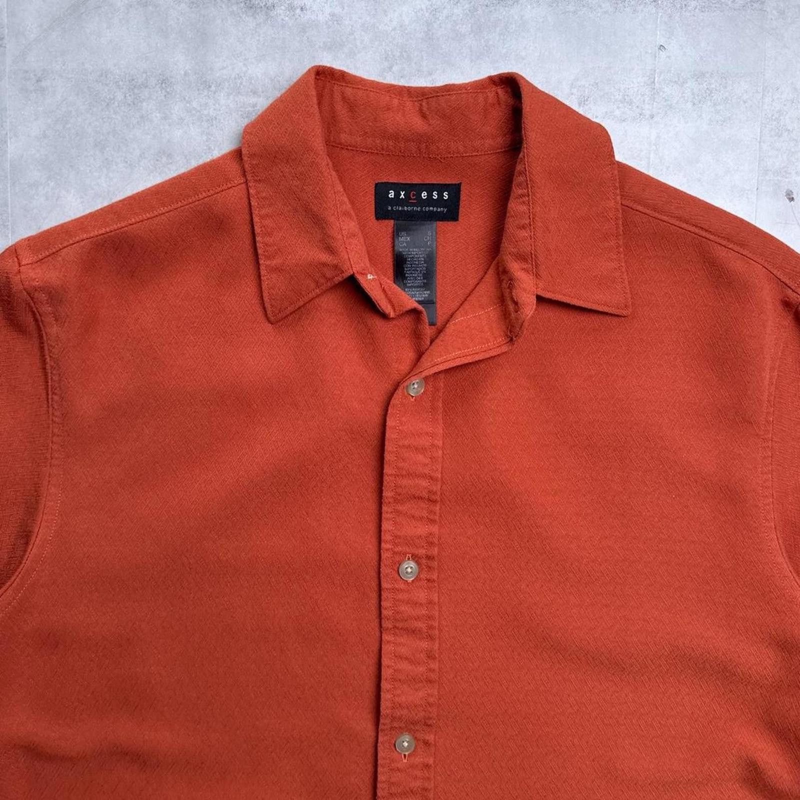 Other Y2K Axcess Orange Button Up Short sleeve shirt Size US S / EU 44-46 / 1 - 2 Thumbnail