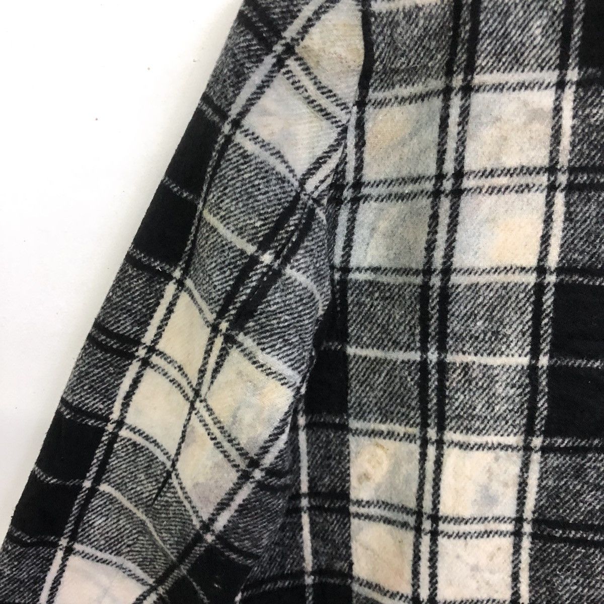 Japanese Brand LOVETOXIC Black Tartan Long Trench Coat Jacket Size US M / EU 48-50 / 2 - 15 Thumbnail