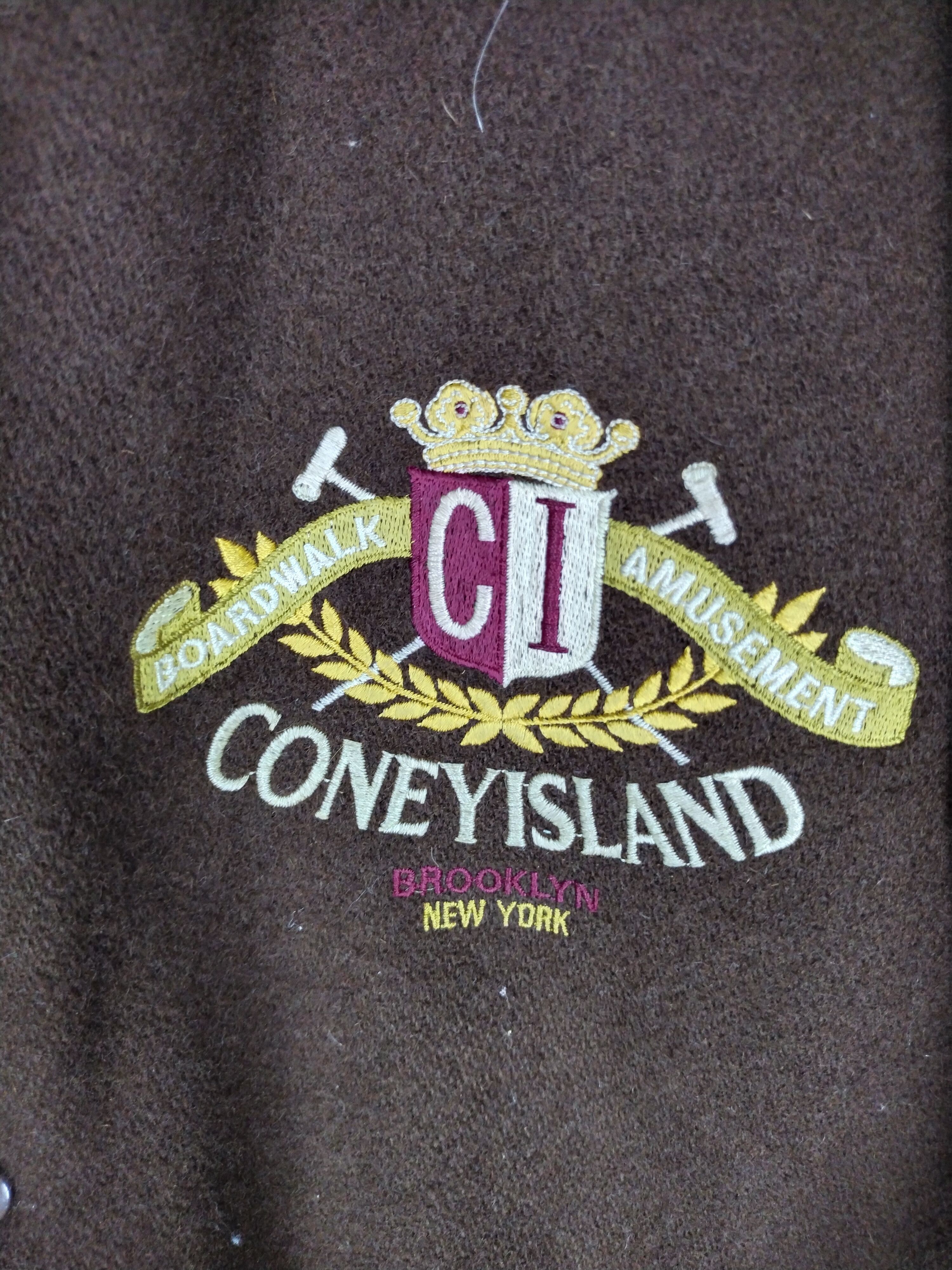 Japanese Brand Vtg Coney Island The Harvard Company Wool Varsity Jacket Size US M / EU 48-50 / 2 - 5 Thumbnail