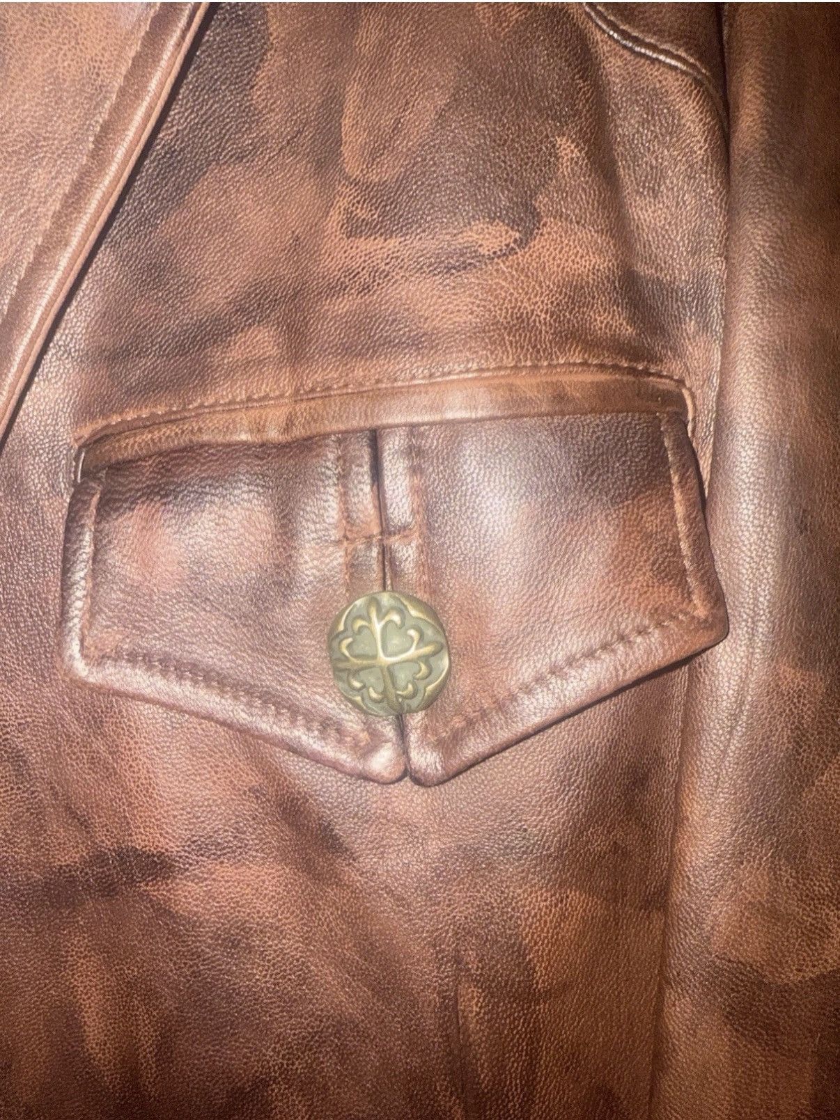 Other Royal Underground Rare Jacket Brn Leather Lining Nikki Sixx Size US L / EU 52-54 / 3 - 3 Thumbnail