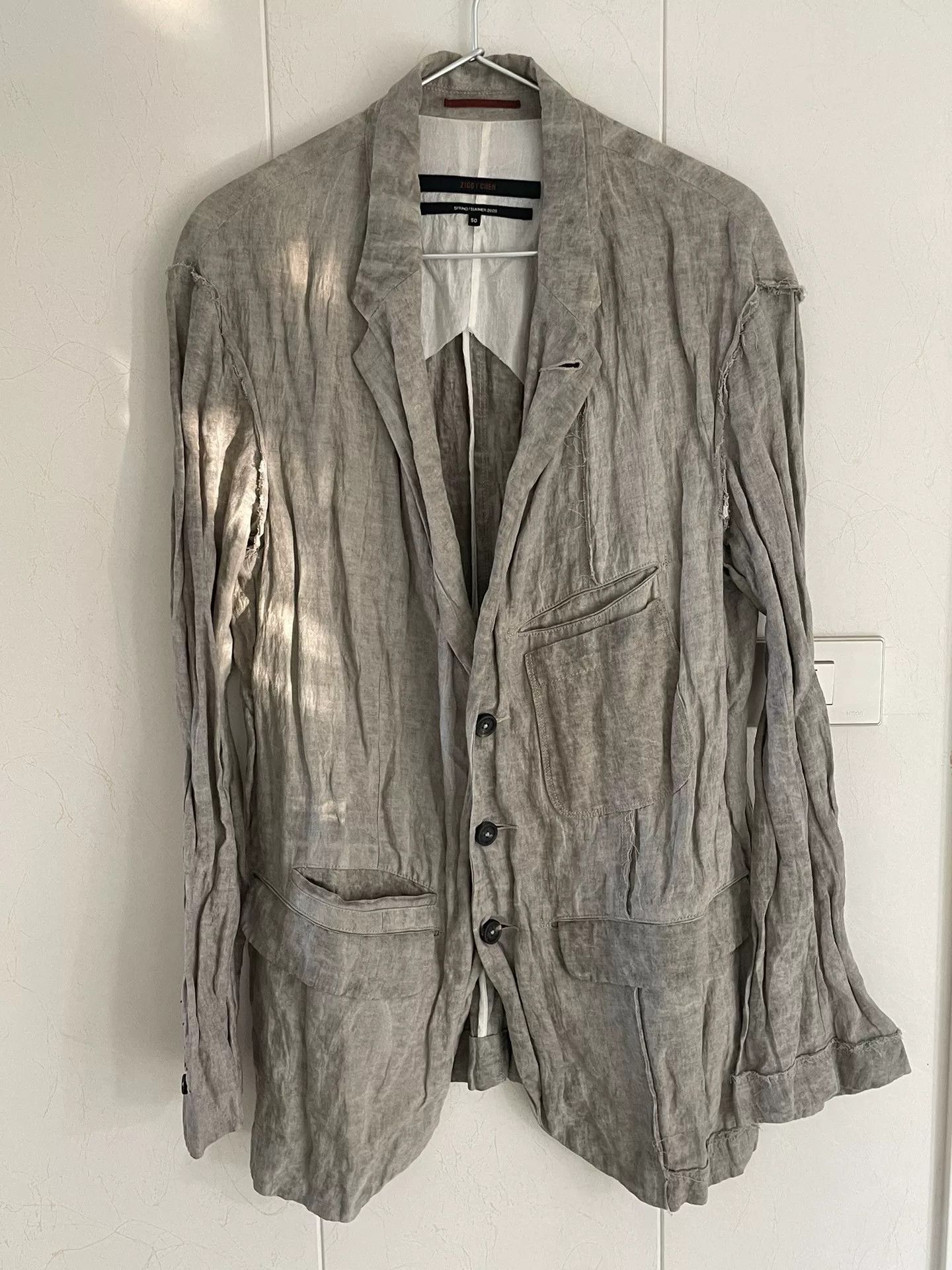 Ziggy Chen Ziggy Chen 20SS Cold Dye Metallic Jacket Size US L / EU 52-54 / 3 - 1 Thumbnail