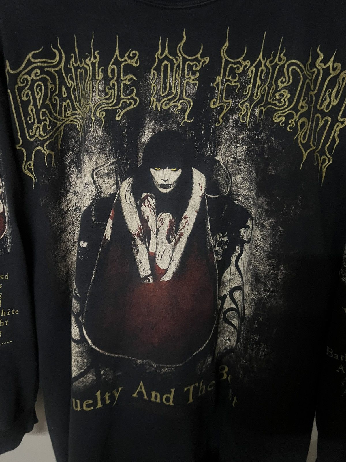 Band Tees Vintage cradle of filth cruelty brought thee orchids 1998 ls Size US L / EU 52-54 / 3 - 5 Thumbnail