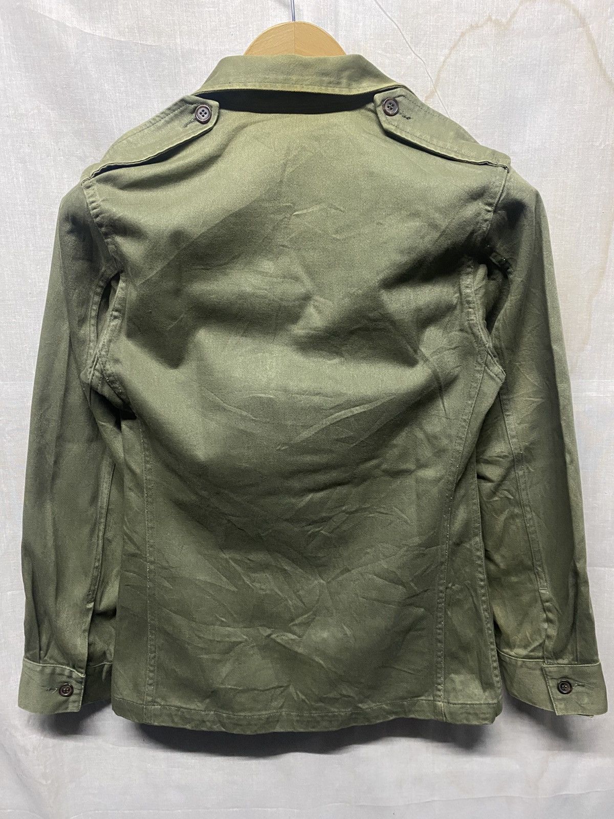 A.P.C. × Vintage APC Shoot Them In The Back Military Jacket Size US XS / EU 42 / 0 - 3 Thumbnail