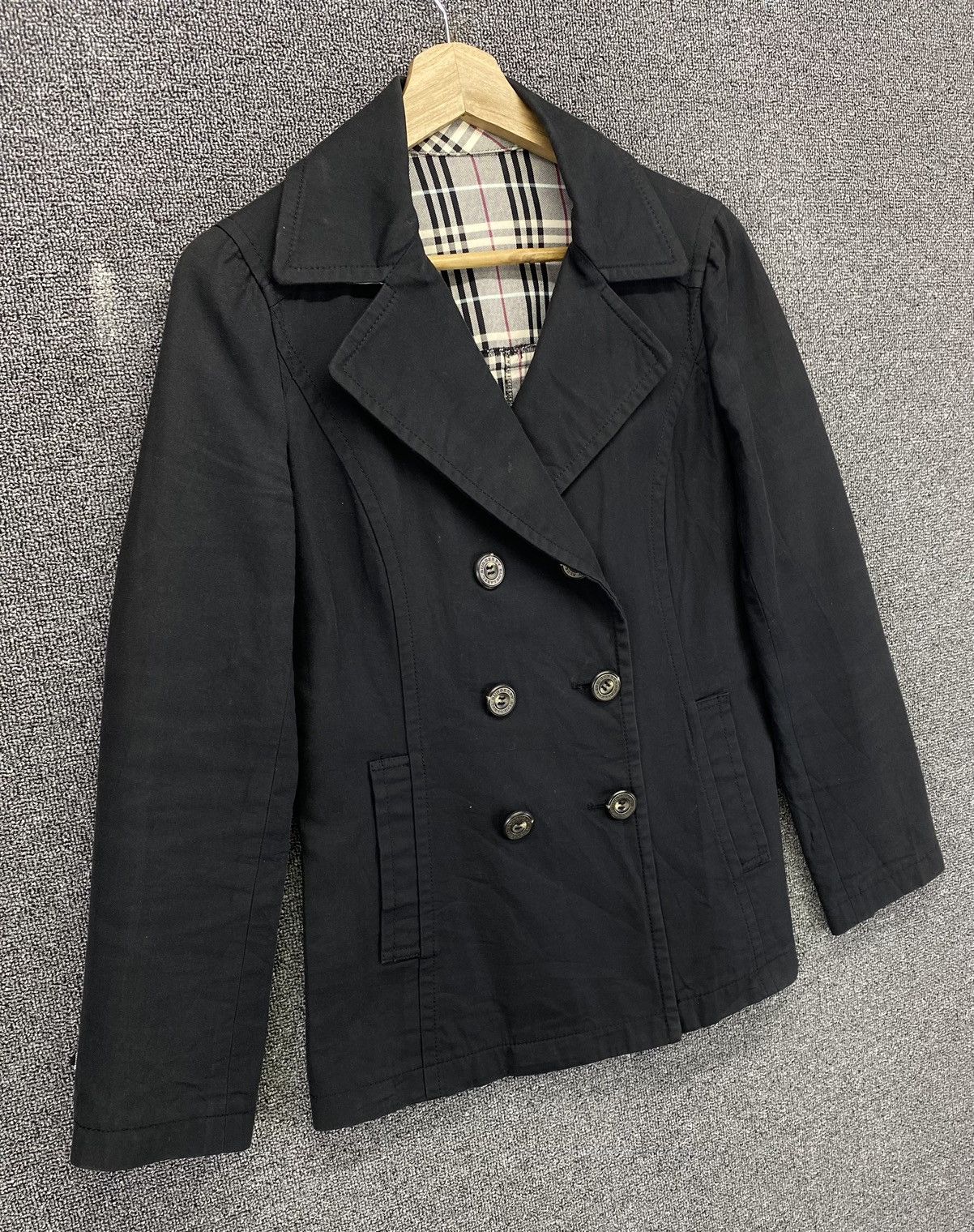 Burberry Vintage Burberry London Double Breasted Coat Jacket Size S / US 4 / IT 40 - 2 Thumbnail