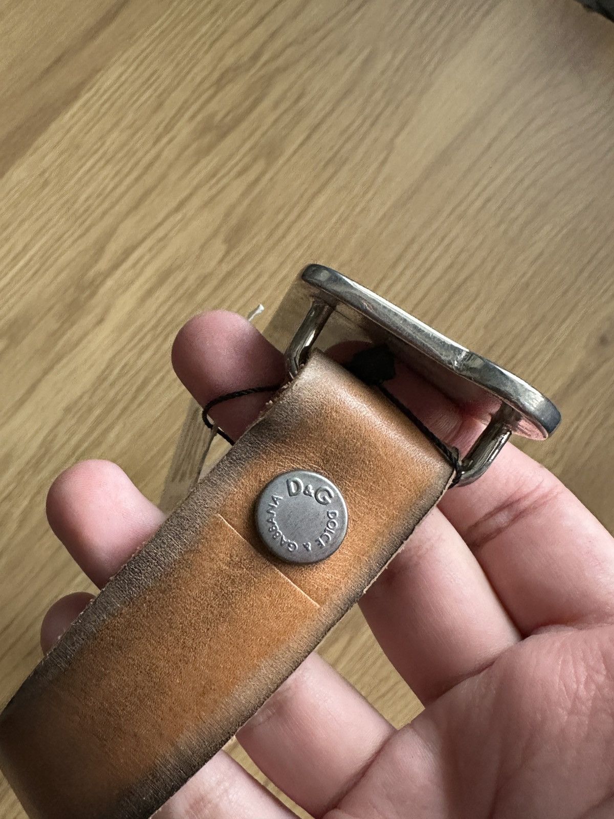Dolce & Gabbana Vintage 2000’s Dolce & Gabbana “B-Sexual” Y2k Leather Belt Size ONE SIZE - 10 Thumbnail