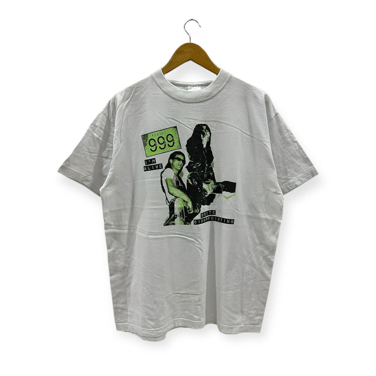 Band Tees × Vintage vintage 2002 999 quite disappointing single promo t-shirts Size US L / EU 52-54 / 3 - 1 Thumbnail