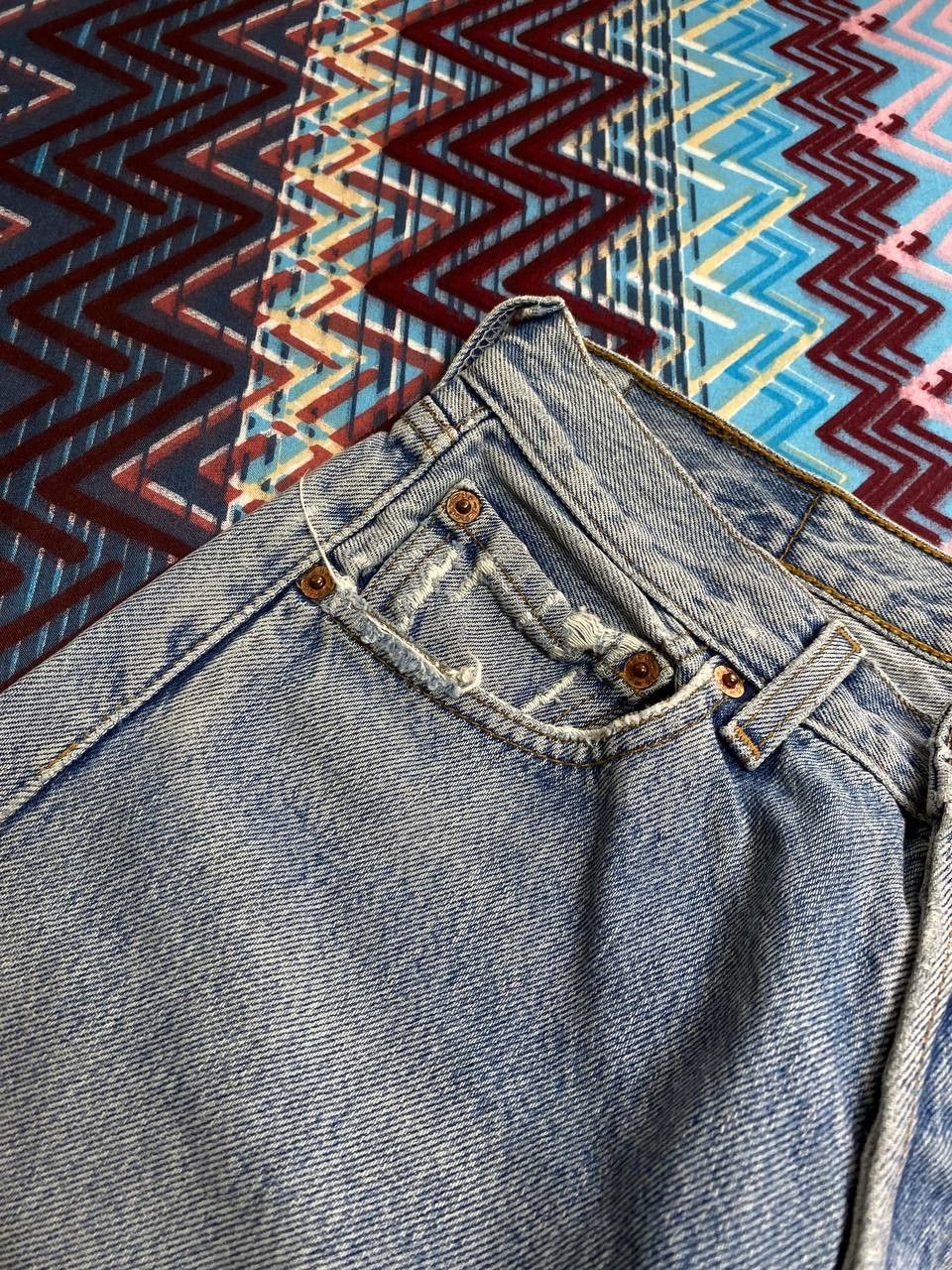 Levi's vintage Distressed Wash Denim Jeans pants Levi's 501 Y2K w28 Size US 28 / EU 44 - 5 Thumbnail