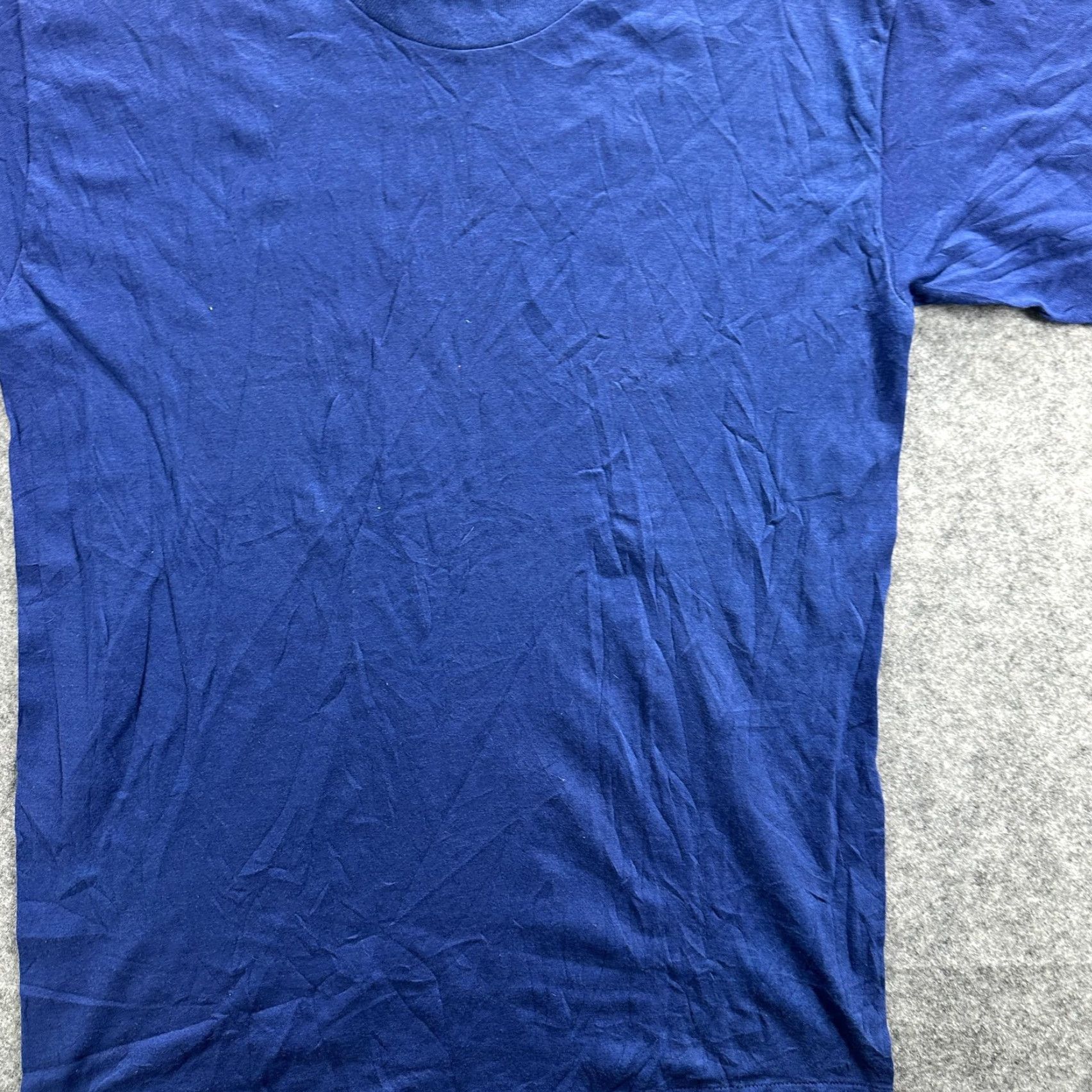 Vintage VINTAGE Gulf Coast Sportswear Shirt Mens Large Blue Williams 50/50 Soft Tee 80s Size US L / EU 52-54 / 3 - 3 Thumbnail