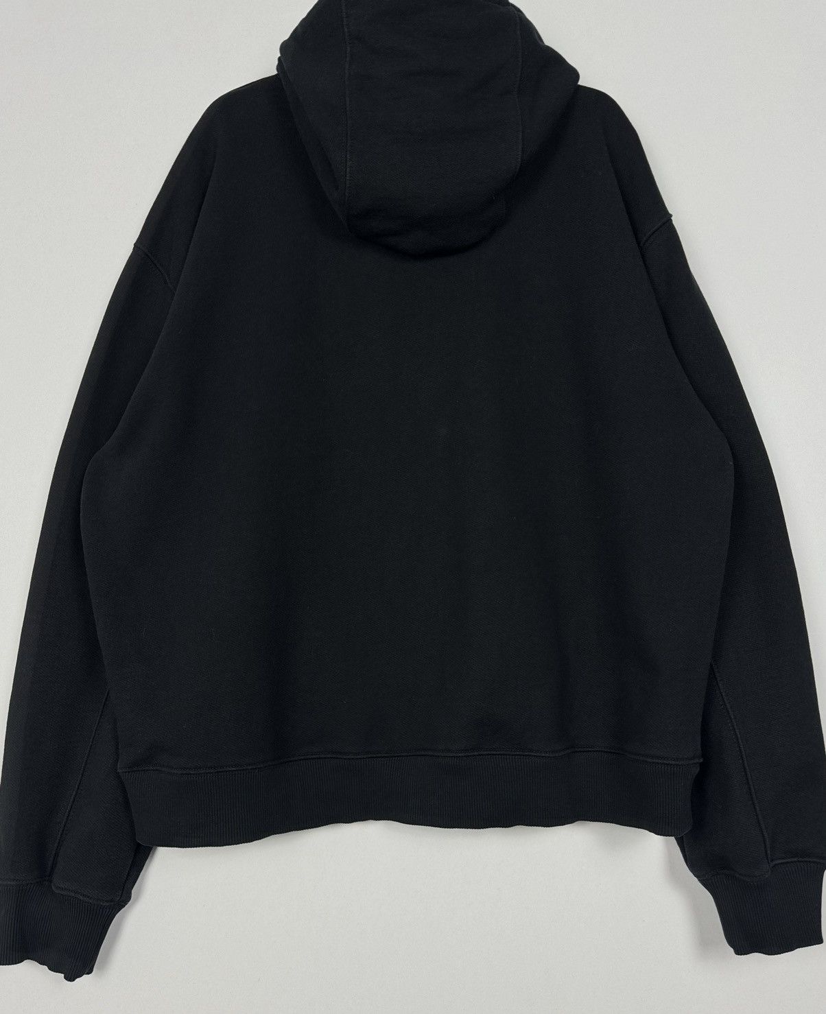 Designer Tom Wood Mira Heavy Weight Cotton Black Sweatshirt Hoodie Size US M / EU 48-50 / 2 - 15 Thumbnail