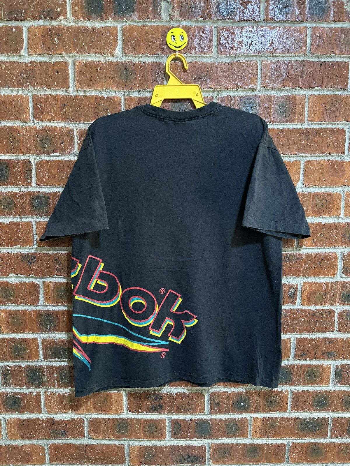Reebok × Vintage Vintage Reebok Big Logo Faded Tee Size US L / EU 52-54 / 3 - 5 Thumbnail