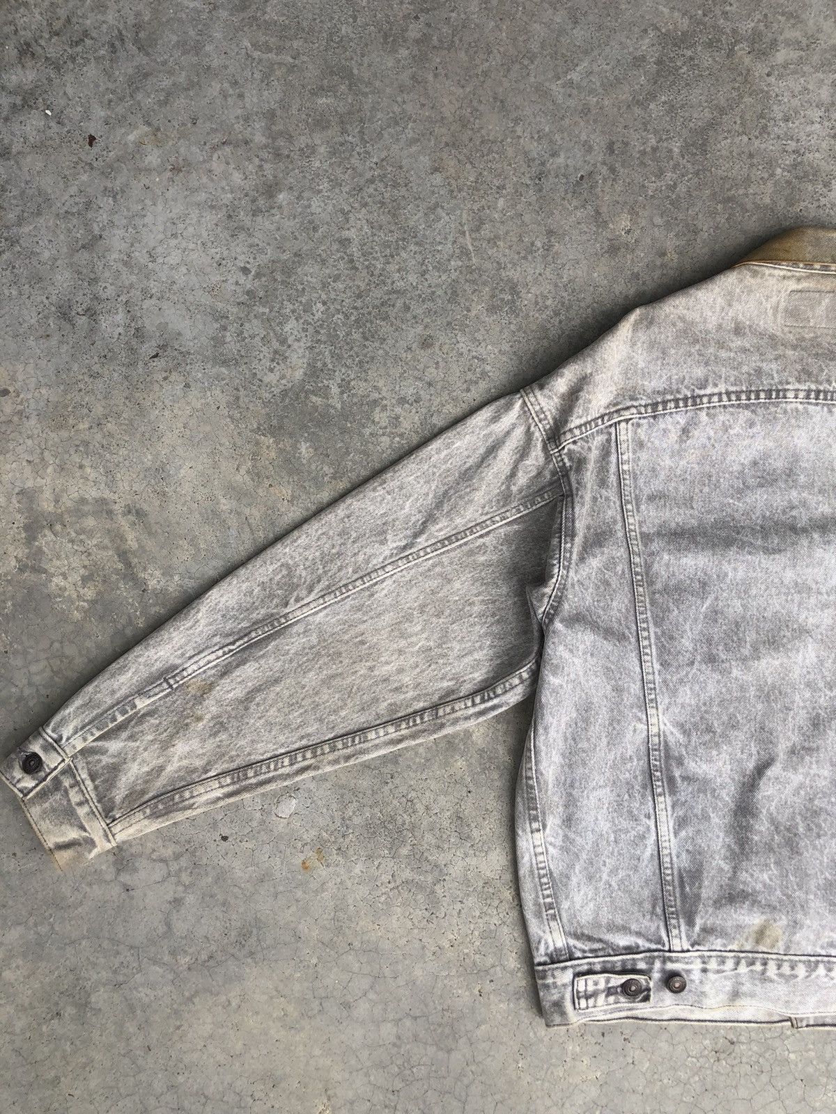 Levi's Vintage 80s Levis Denim Jacket Distressed Denim Size US M / EU 48-50 / 2 - 9 Thumbnail