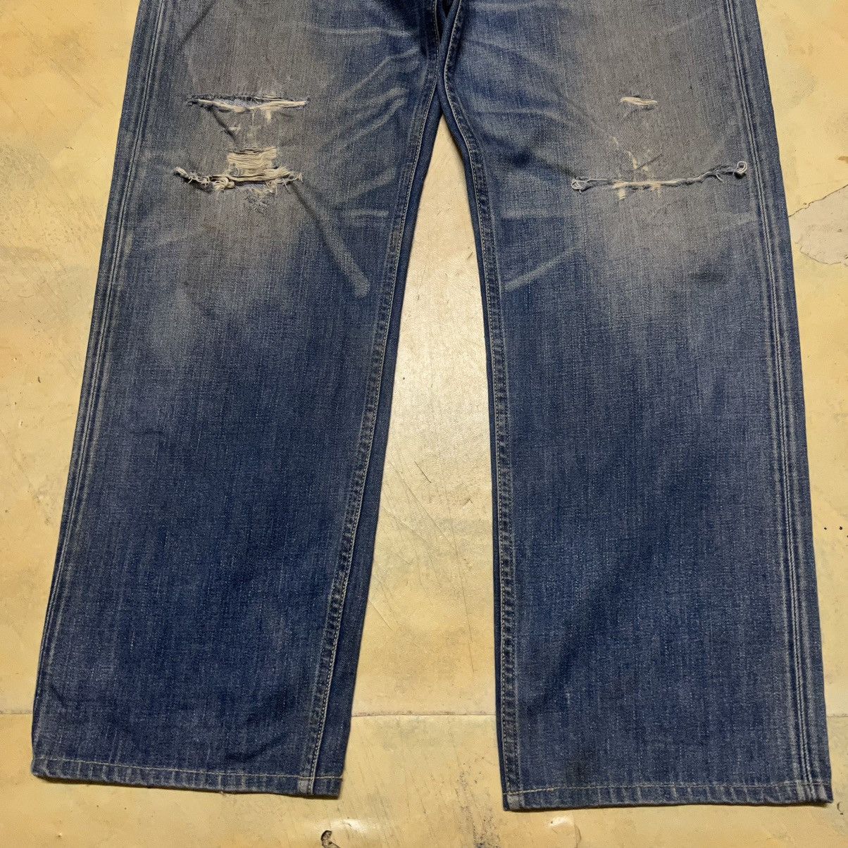 Levi's Vintage Distressed Levis Lot 503 Denim Jeans Size US 34 / EU 50 - 5 Thumbnail