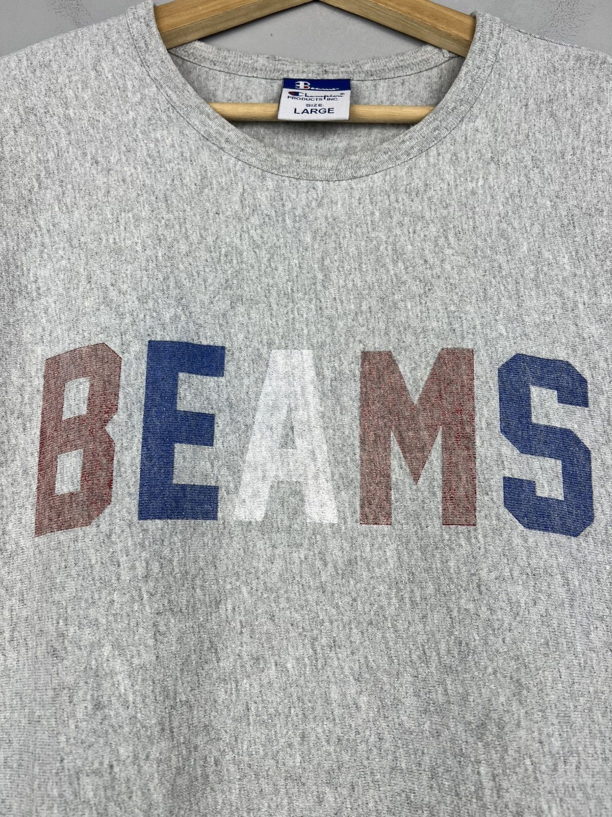 Beams Japan × Champion Beams Tokyo Japan Champion T shirt Size US M / EU 48-50 / 2 - 2 Thumbnail