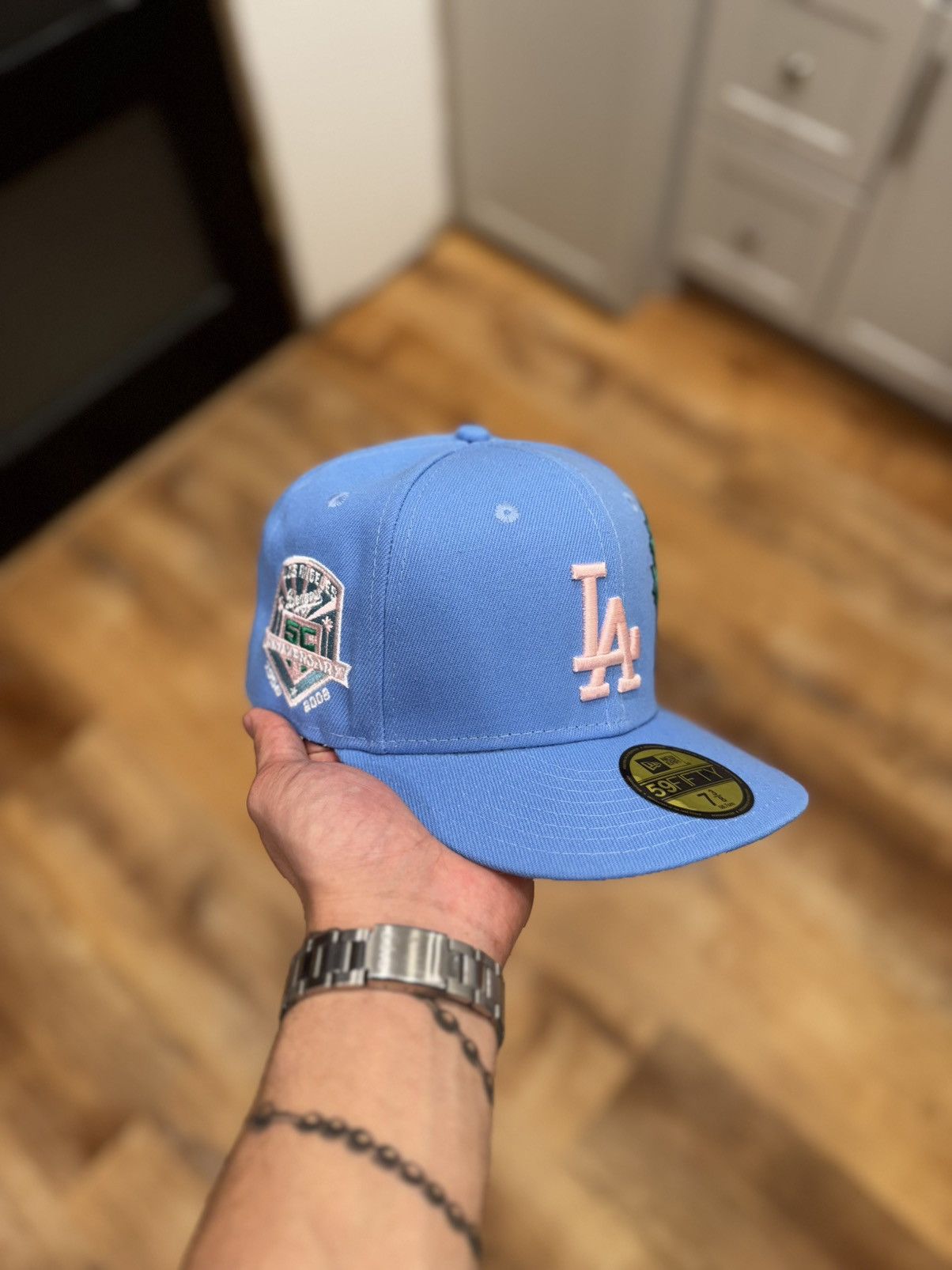 MLB × New Era Special Edition New Era 7 3/8 Dodgers Fitted Hat Size ONE SIZE - 1 Thumbnail