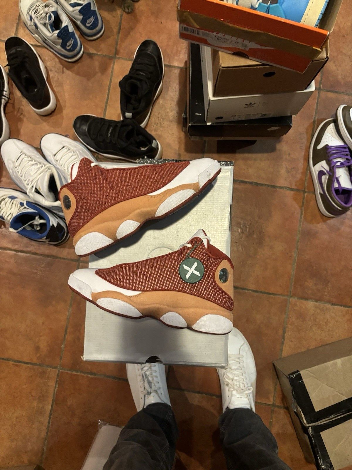 Jordan Brand Air Jordan 13 Retro Dune Red Size US 7.5 / EU 40-41 - 1 Thumbnail